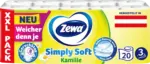 dm drogerie markt Zewa Toilettenpapier Simply Soft Kamille 3-lagig XXL-Pack