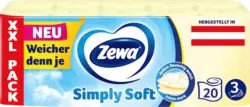 Zewa Toilettenpapier gelb Simply Soft 3-lagig XXL-Pack