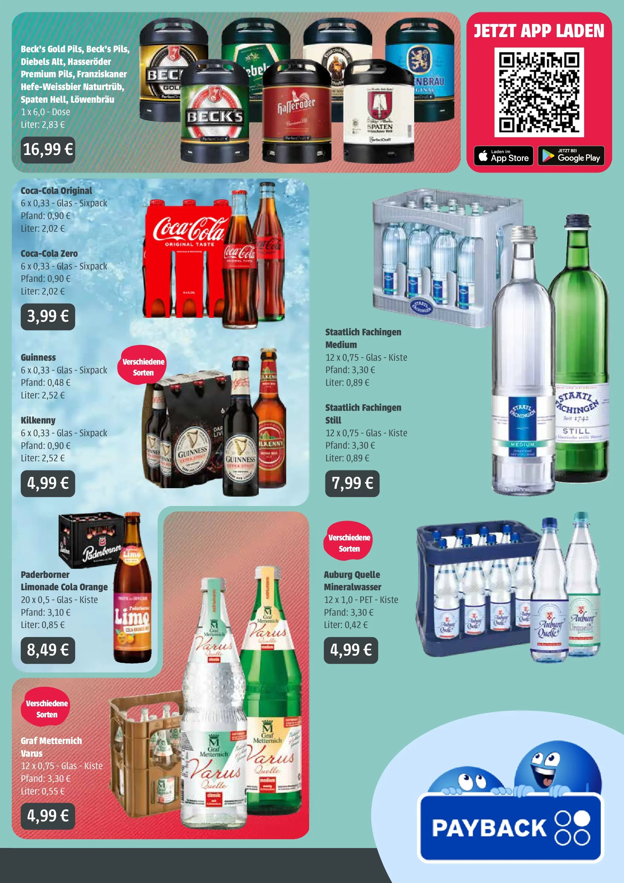 Angebote - Getränke Ellerkamp: Getränkeangebote (ab 01.03.2026) zum Blättern | Seite: 3 | Produkte: Limonade, Mineralwasser, Diebels, Hasseröder