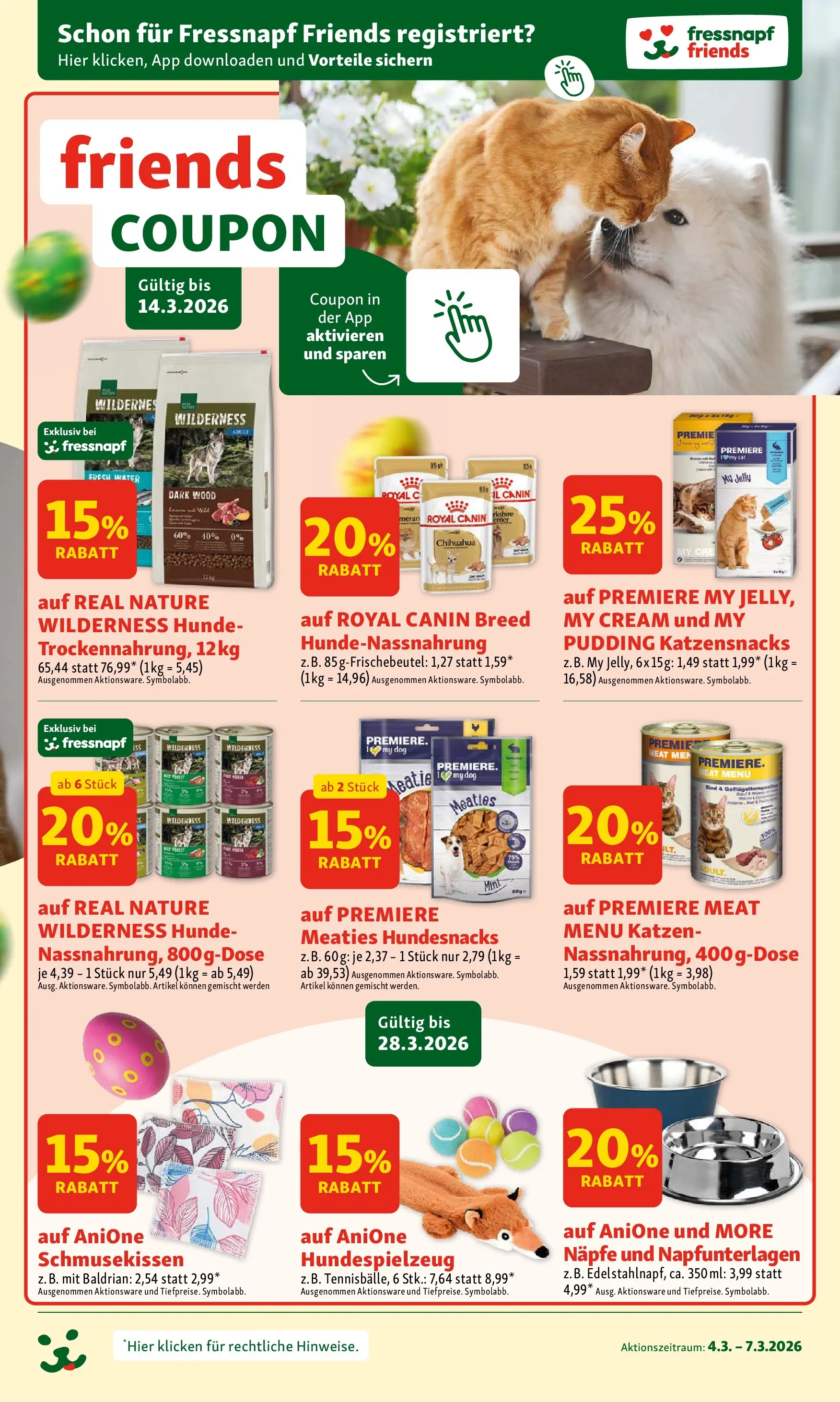 Fressnapf - Fressnapf Angebote 04.03. bis 07.03. von 03.03.2026 - Aktuelle Angebote | Seite: 7