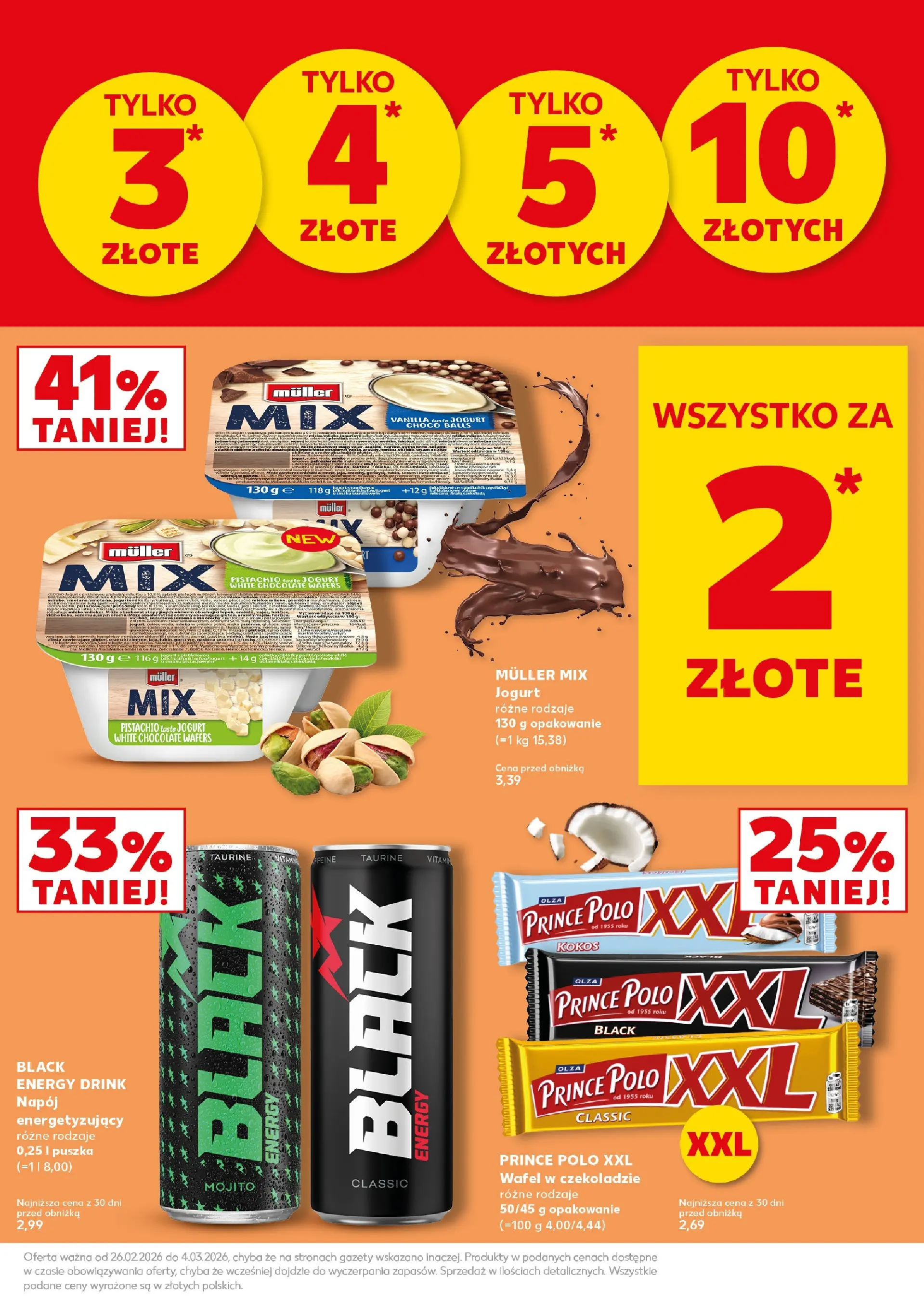 Kaufland gazetka - Super Sobota od 28.02.2026 - od jutra PDF | Strona: 5 | Produkty: Prince polo xxl, Jogurt