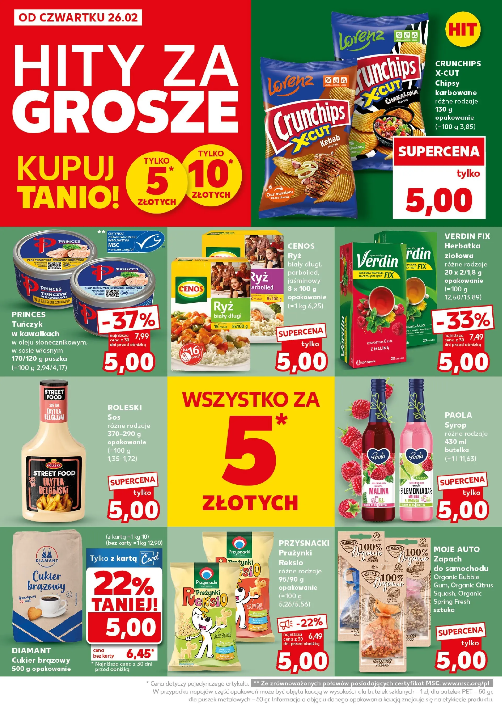 Kaufland gazetka - Super Sobota od 28.02.2026 - od jutra PDF | Strona: 8 | Produkty: Syrop, Chipsy, Zapach, Cukier