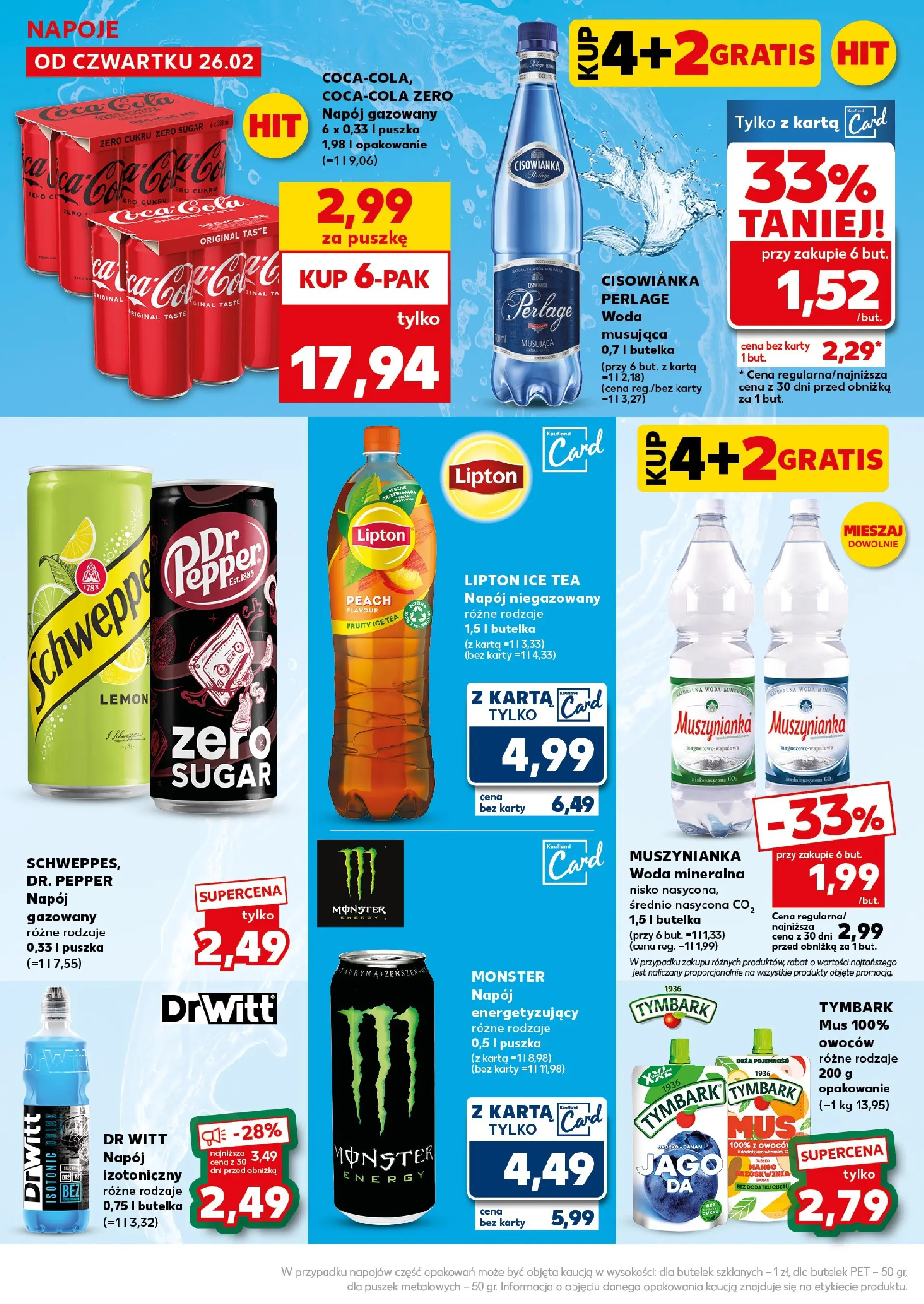 Kaufland gazetka - Super Sobota od 28.02.2026 - od jutra PDF | Strona: 24 | Produkty: Ice Tea, Napoje, Por, Woda