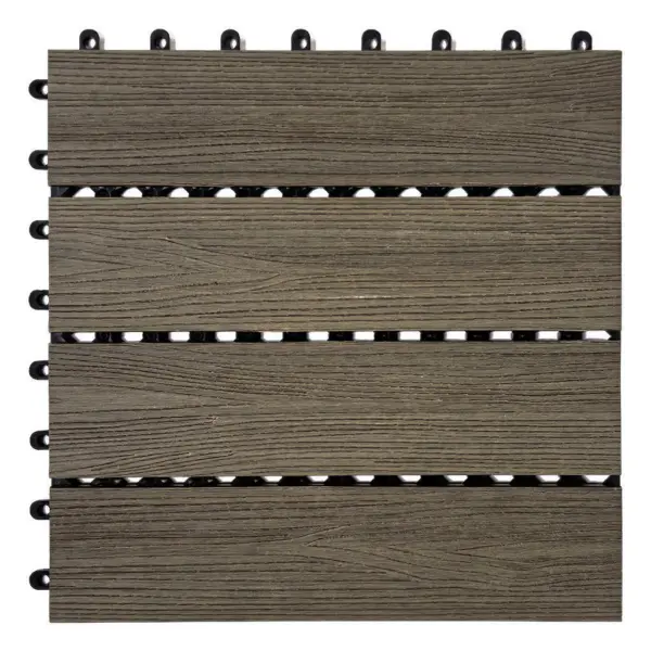 POCOline Terrassenfliese WPC, 6 St&uuml;ck im Paket