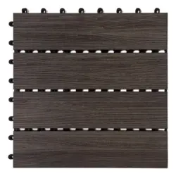 POCOline Terrassenfliese WPC, 6 St&uuml;ck im Paket