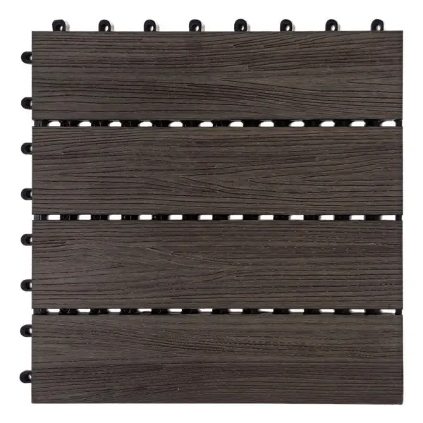 POCOline Terrassenfliese WPC, 6 St&uuml;ck im Paket