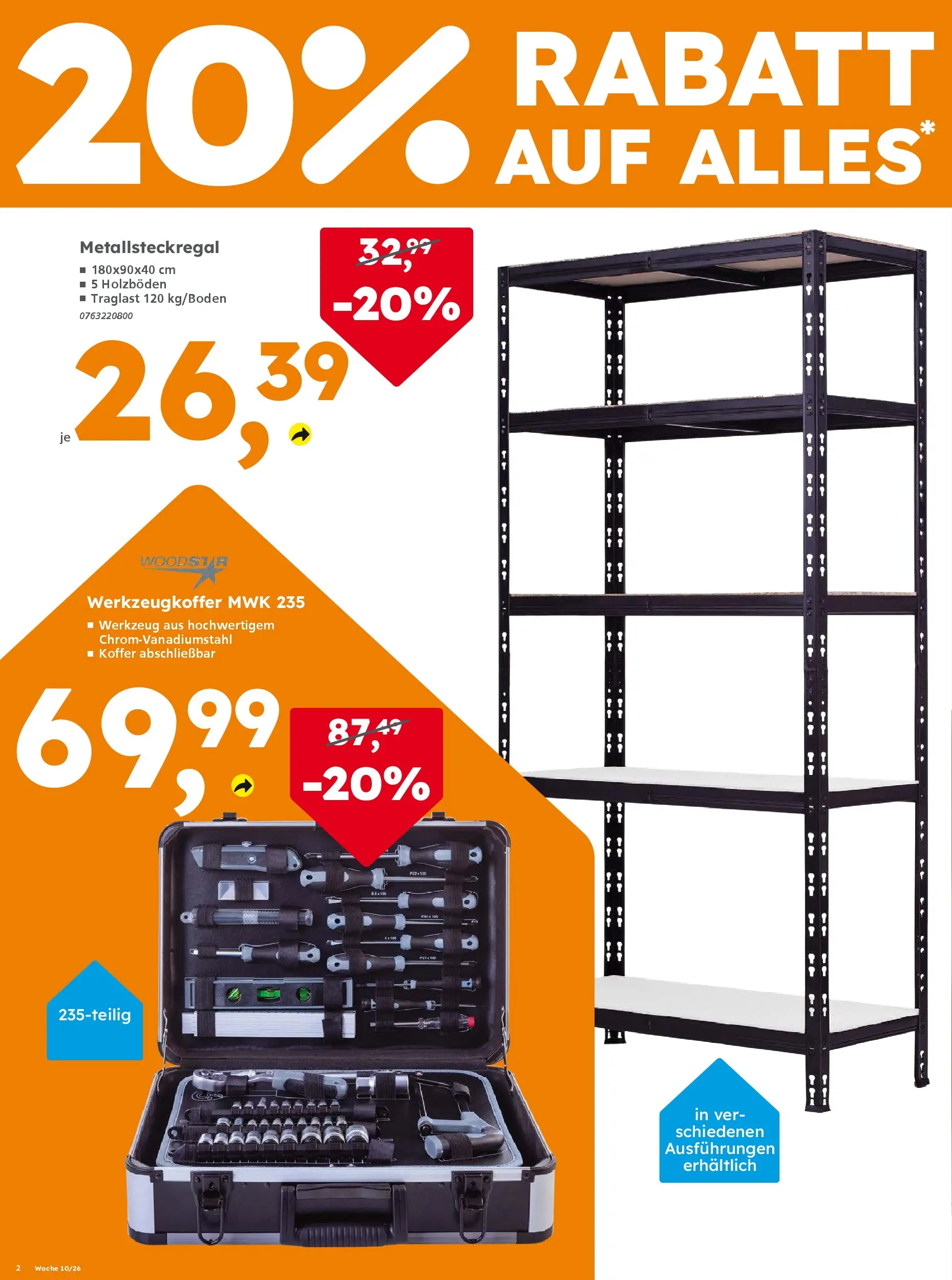Globus Baumarkt prospekt Forchheim	 (ab 28.02.2026) zum Blättern | Seite: 2 | Produkte: Koffer