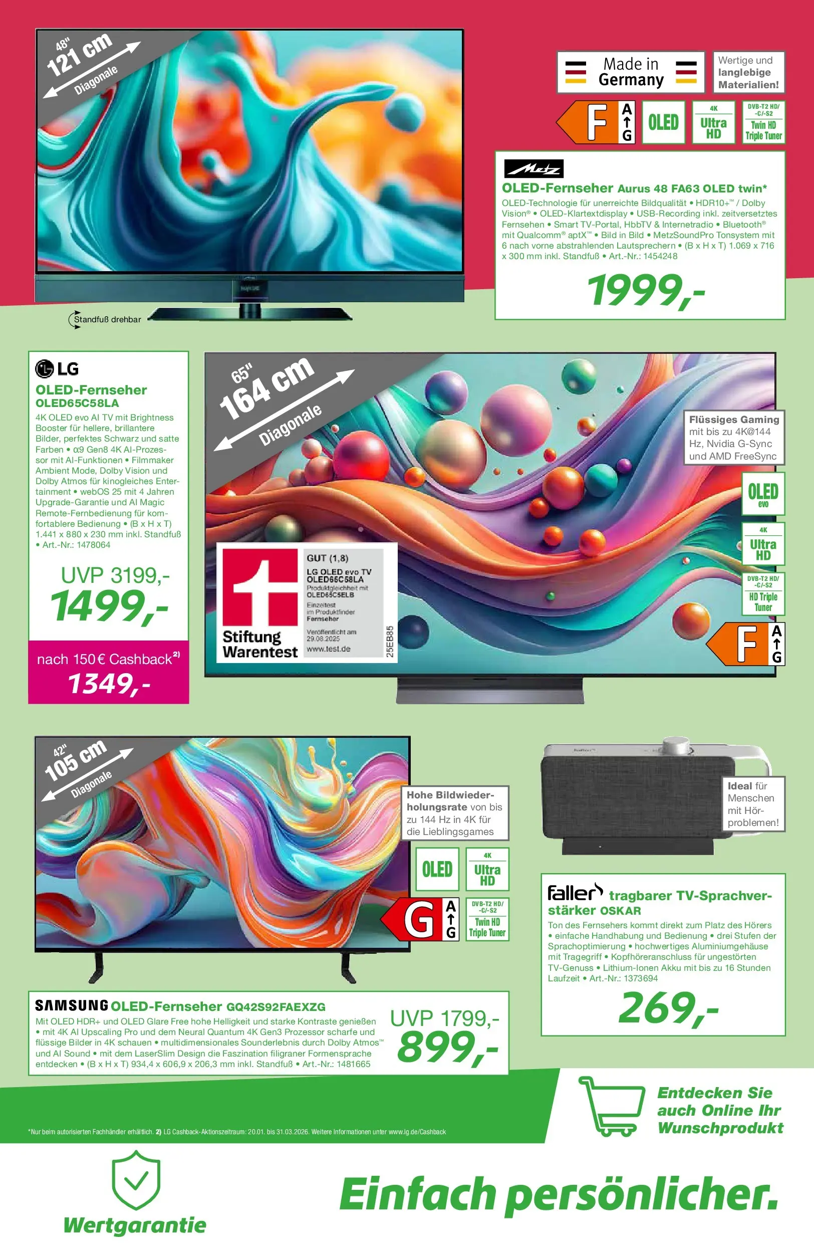 Angebote - EP:Werner 1070000 27.02.2026 (ab 26.02.2026) zum Blättern | Seite: 3 | Produkte: Samsung, Bilder, TV, Fernseher