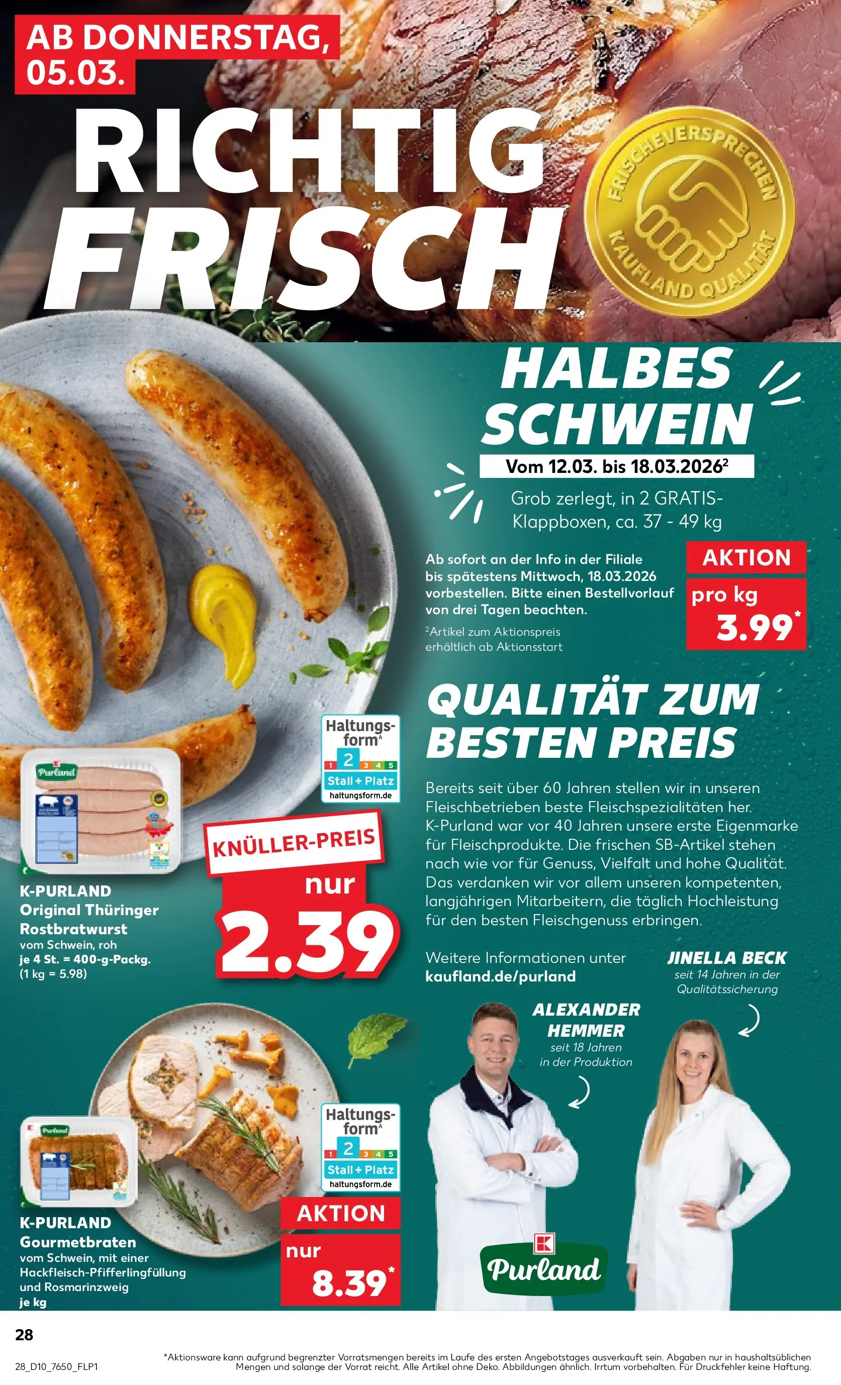 Prospekt Kaufland ab 02.03.2026 » Angebote und Werbung Online | Seite: 40 Prospekt Kaufland ab 02.03.2026 » Angebote Online zum Blättern | Seite: 40