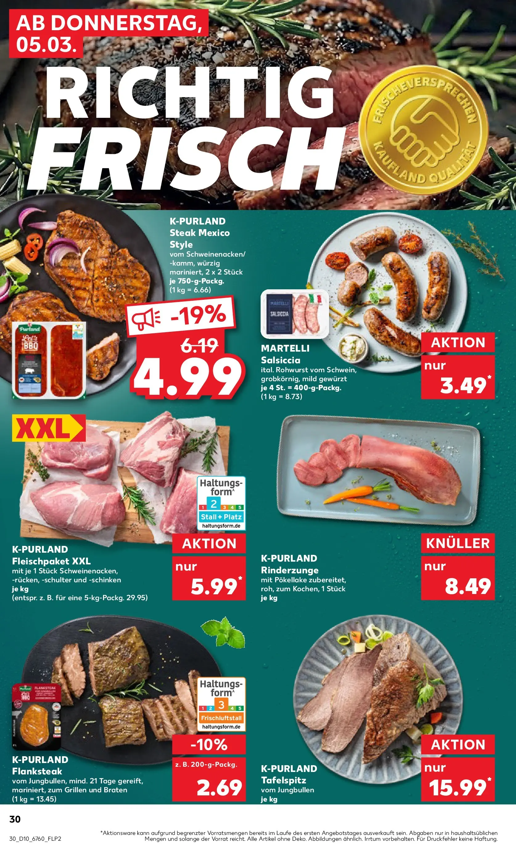 Prospekt Kaufland ab 02.03.2026 » Angebote Online zum Blättern | Seite: 42 | Produkte: Tafelspitz, Schweinenacken, Schinken, Steak