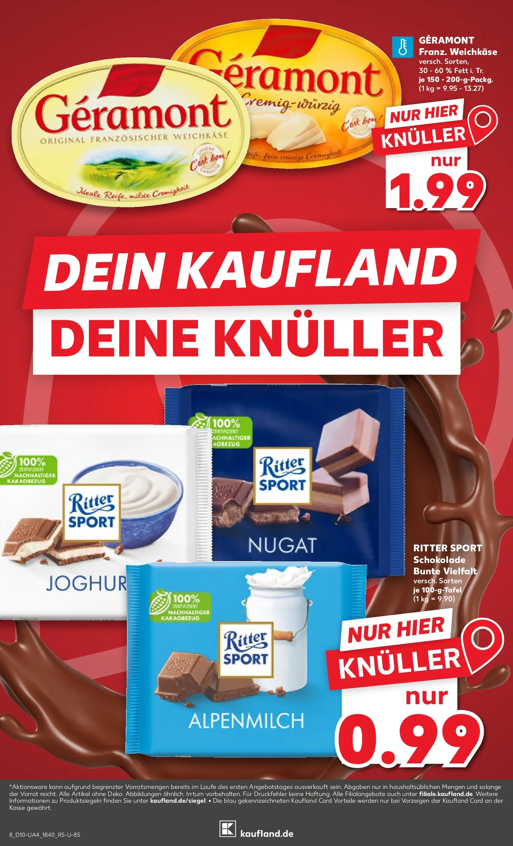 Prospekt Kaufland ab 02.03.2026 » Angebote und Werbung Online | Seite: 20 | Produkte: Geramont, Joghurt, Schokolade, Ritter sport Prospekt Kaufland ab 02.03.2026 » Angebote Online zum Blättern | Seite: 20 | Produkte: Geramont, Joghurt, Schokolade, Ritter sport