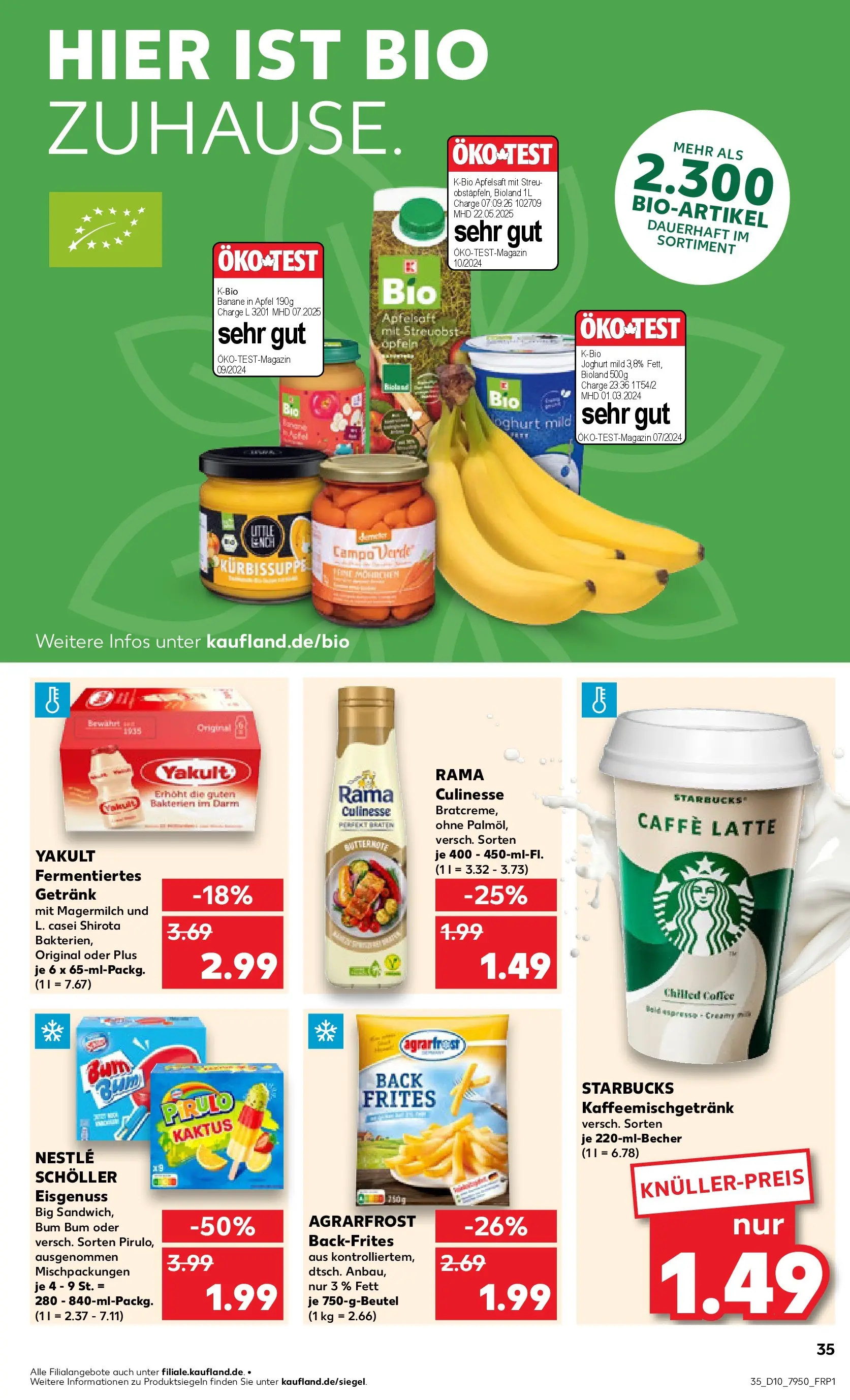 Prospekt Kaufland ab 02.03.2026 » Angebote Online zum Blättern | Seite: 47 | Produkte: Rama, Joghurt, Starbucks, Apfelsaft