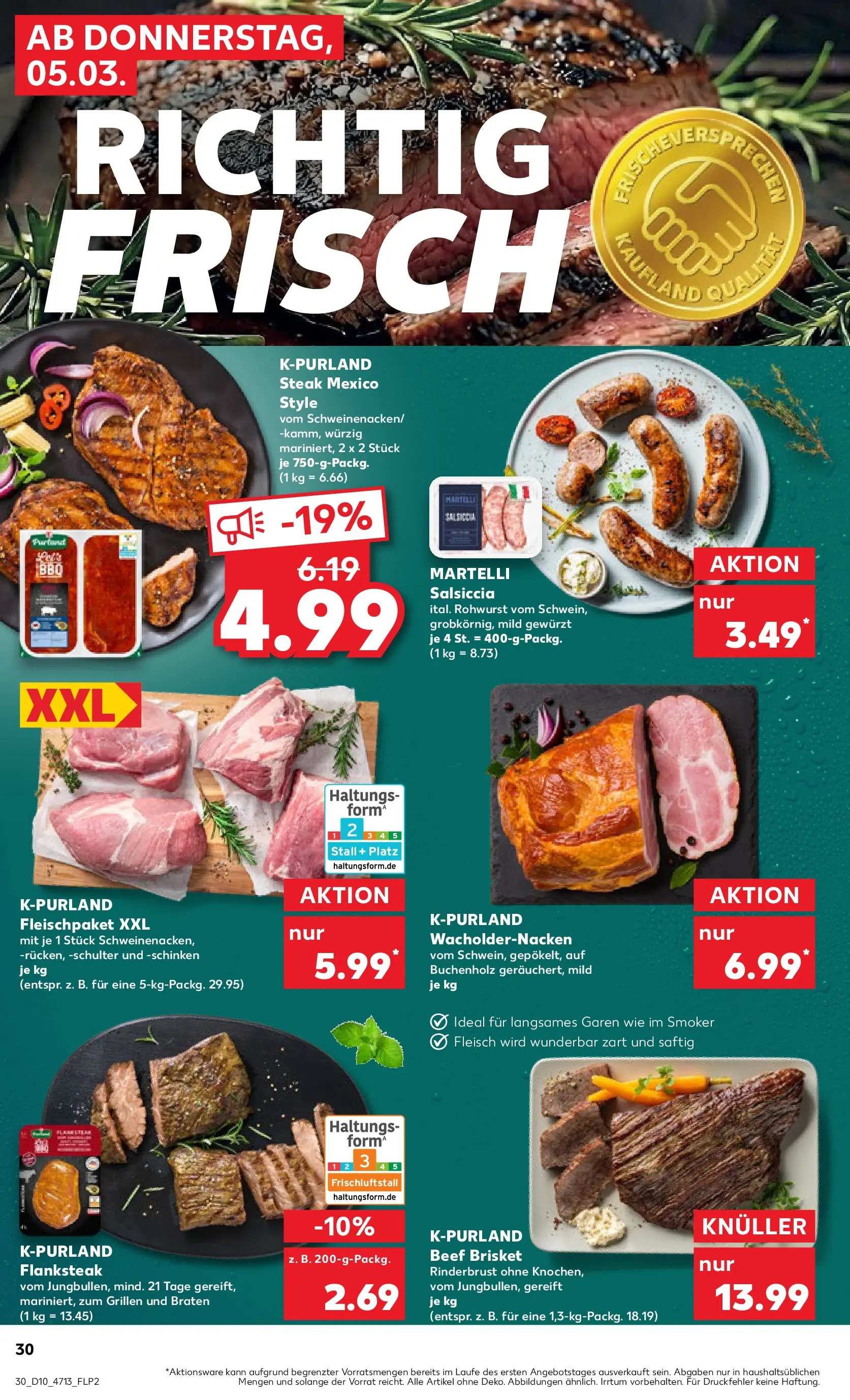 Prospekt Kaufland ab 02.03.2026 » Angebote und Werbung Online | Seite: 42 | Produkte: Schinken, Steak, Fleisch Prospekt Kaufland ab 02.03.2026 » Angebote Online zum Blättern | Seite: 42 | Produkte: Schinken, Steak, Fleisch