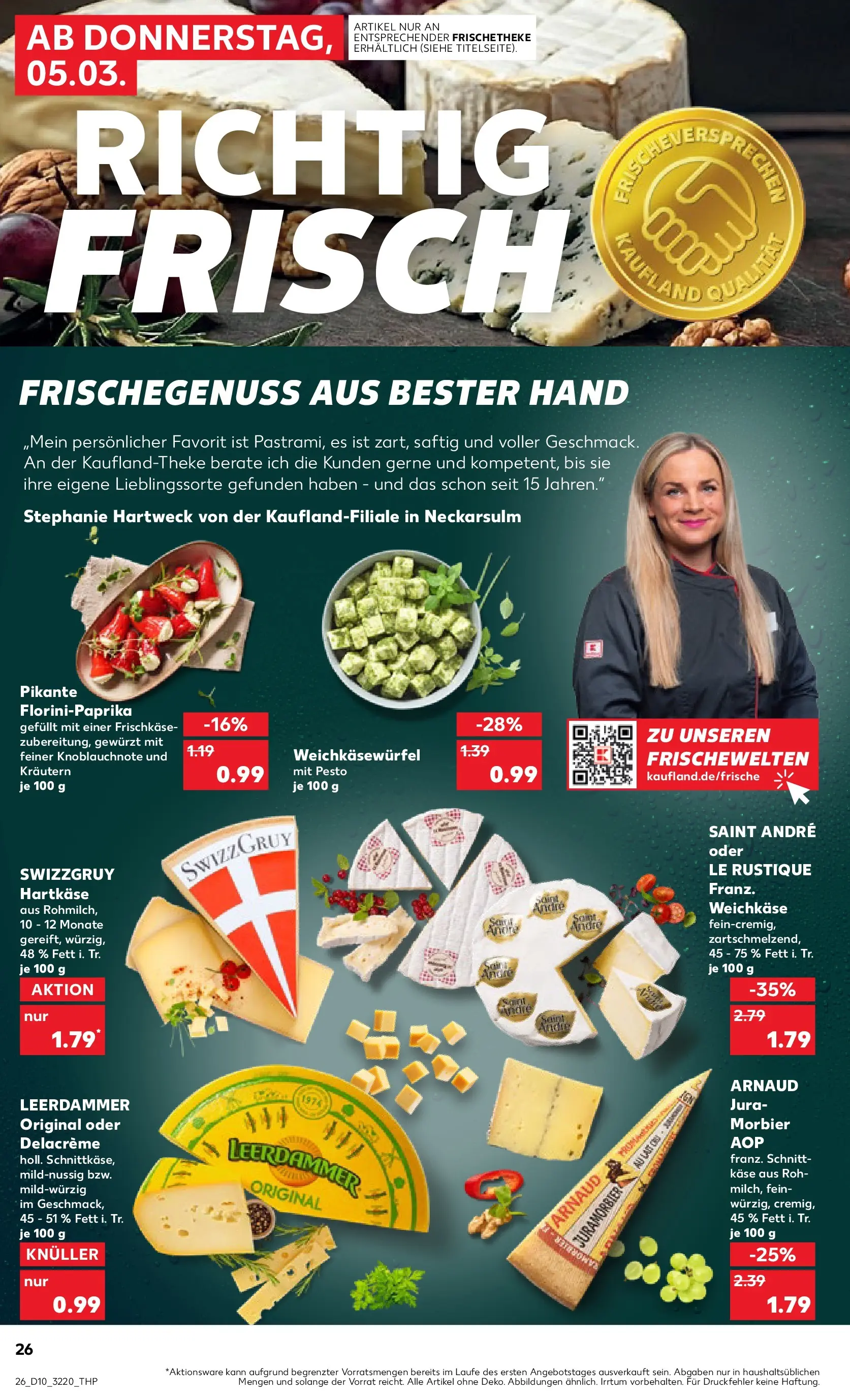Prospekt Kaufland ab 02.03.2026 » Angebote und Werbung Online | Seite: 38 | Produkte: Jura, Käse, Leerdammer, Frischkase Prospekt Kaufland ab 02.03.2026 » Angebote Online zum Blättern | Seite: 38 | Produkte: Jura, Käse, Leerdammer, Frischkase