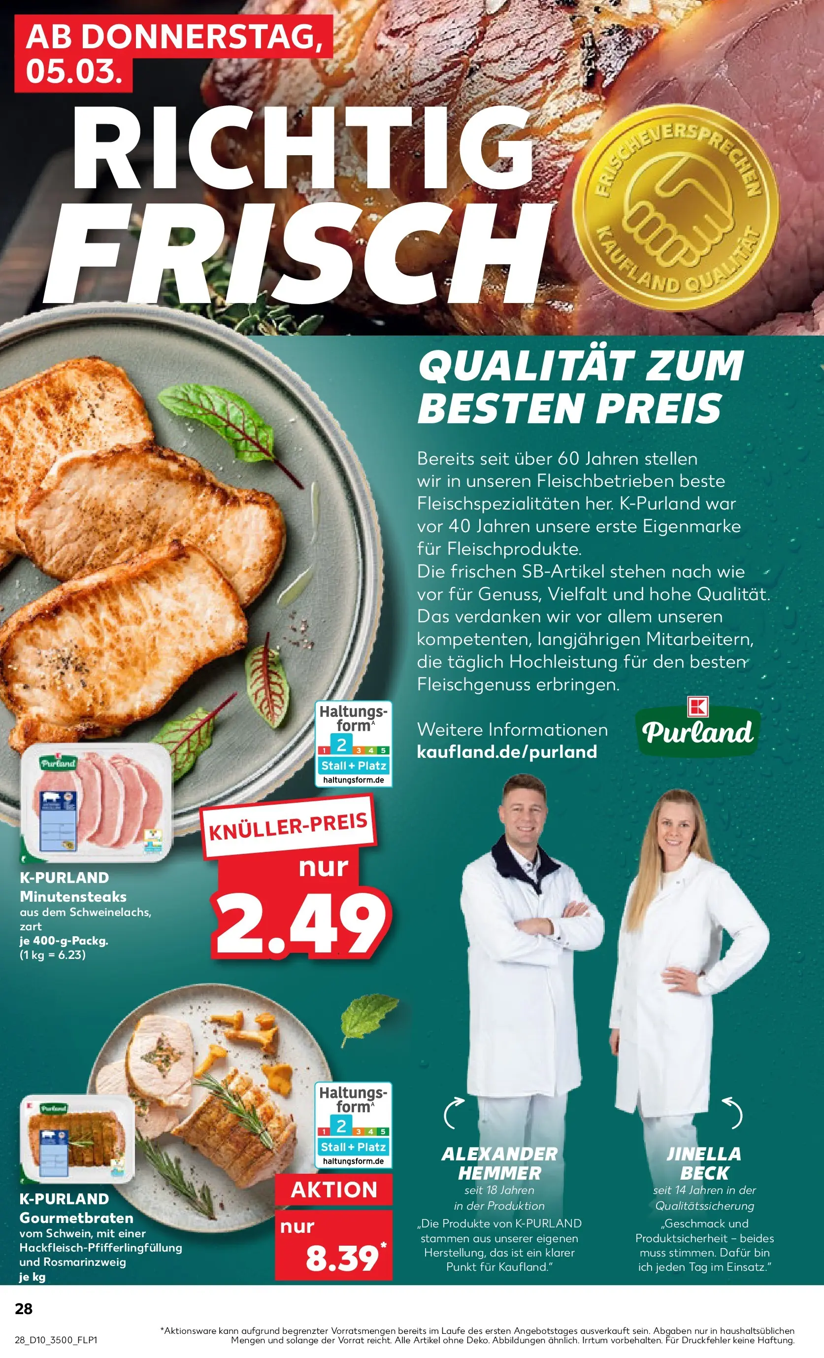 Prospekt Kaufland ab 02.03.2026 » Angebote Online zum Blättern | Seite: 40 | Produkte: Steak