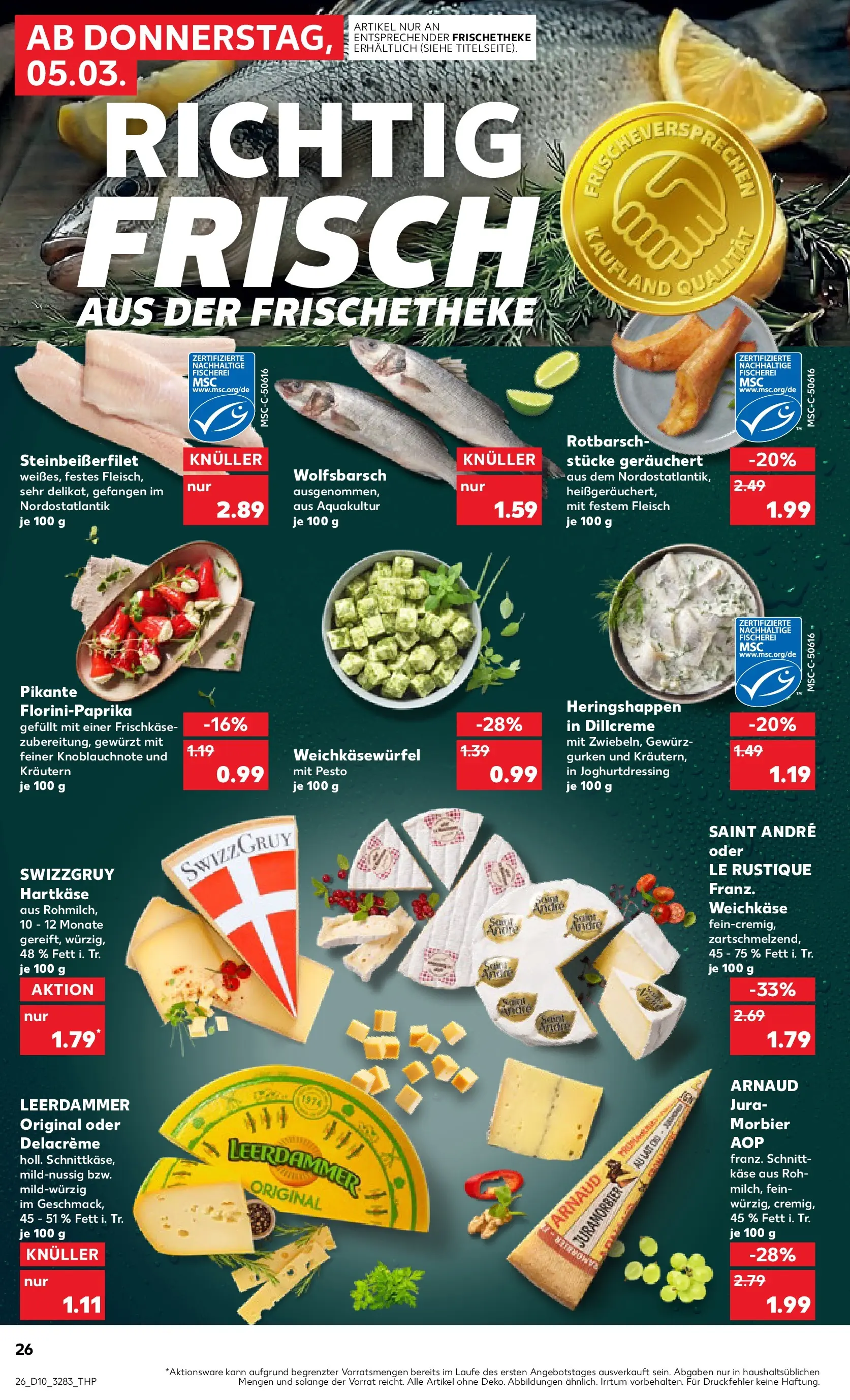 Prospekt Kaufland ab 02.03.2026 » Angebote Online zum Blättern | Seite: 38 | Produkte: Jura, Käse, Dill, Frischkase