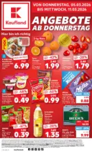Kaufland Kaufland: Wochenangebote - bis 11.03.2026