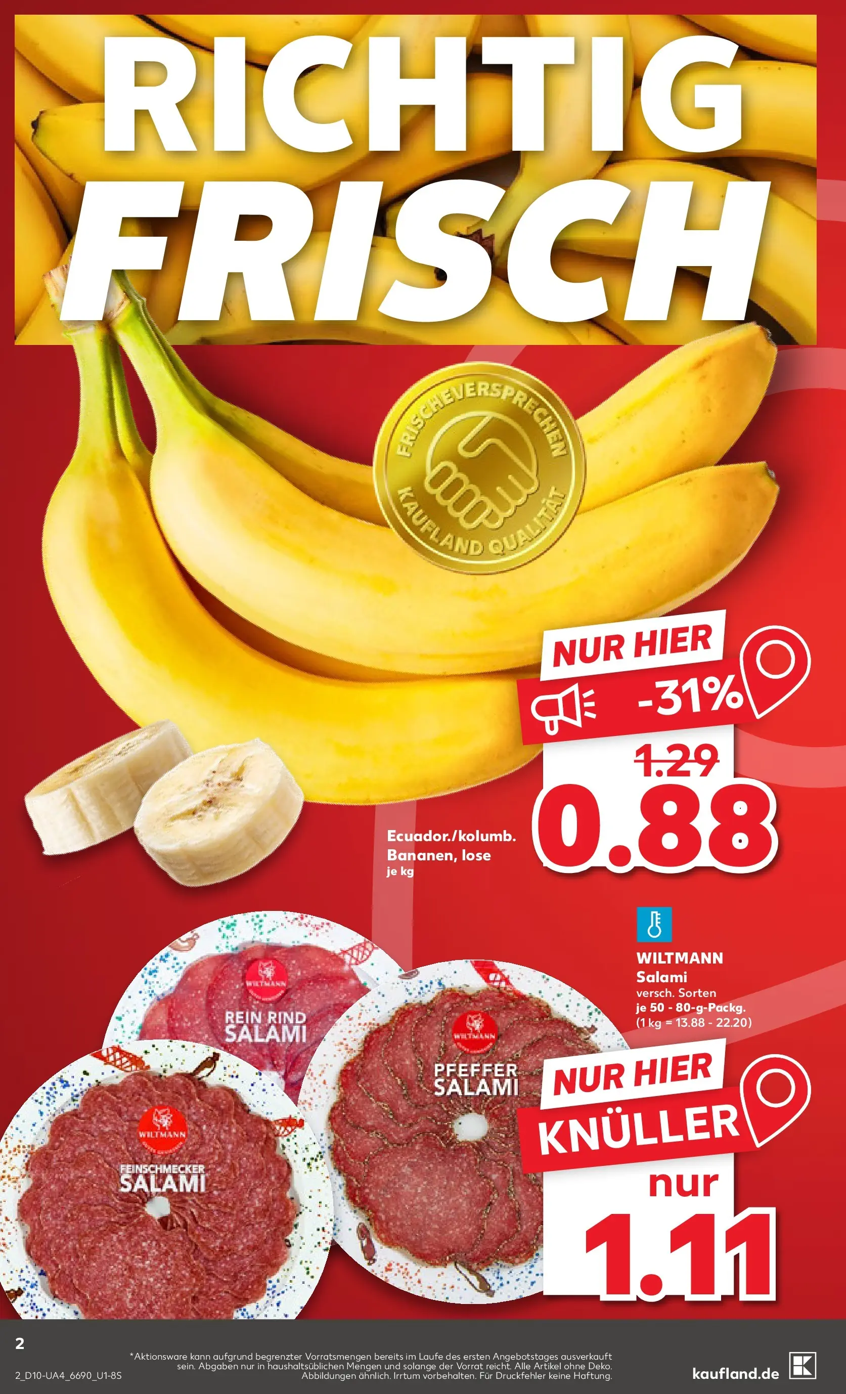 Prospekt Kaufland ab 02.03.2026 » Angebote Online zum Blättern | Seite: 14 | Produkte: Pfeffer, Salami