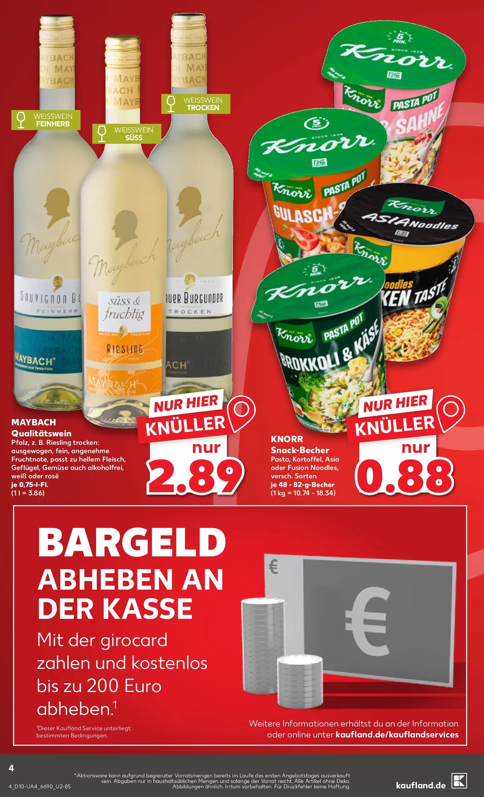 Prospekt Kaufland ab 02.03.2026 » Angebote Online zum Blättern | Seite: 16 | Produkte: Käse, Weißwein trocken, Knorr, Gulasch