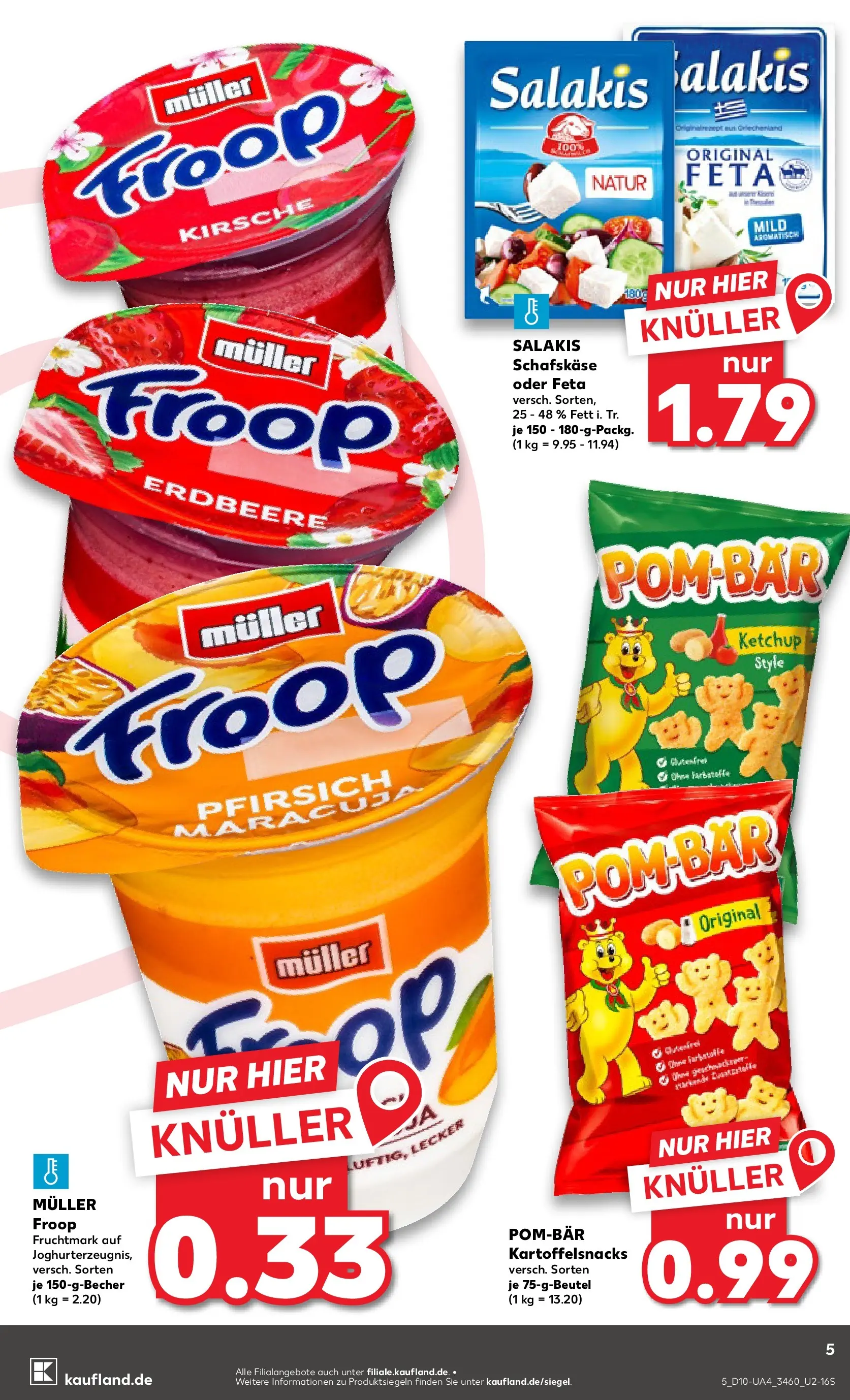 Prospekt Kaufland ab 02.03.2026 » Angebote Online zum Blättern | Seite: 17 | Produkte: Froop, Feta, Pfirsich, Schafskase