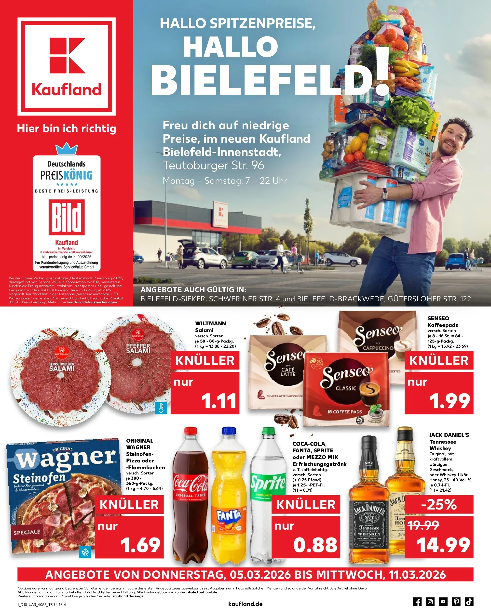 Prospekt Kaufland ab 02.03.2026 » Angebote Online zum Blättern | Seite: 13 | Produkte: Mezzo mix, Cola, Pfeffer, Senseo kaffeepads