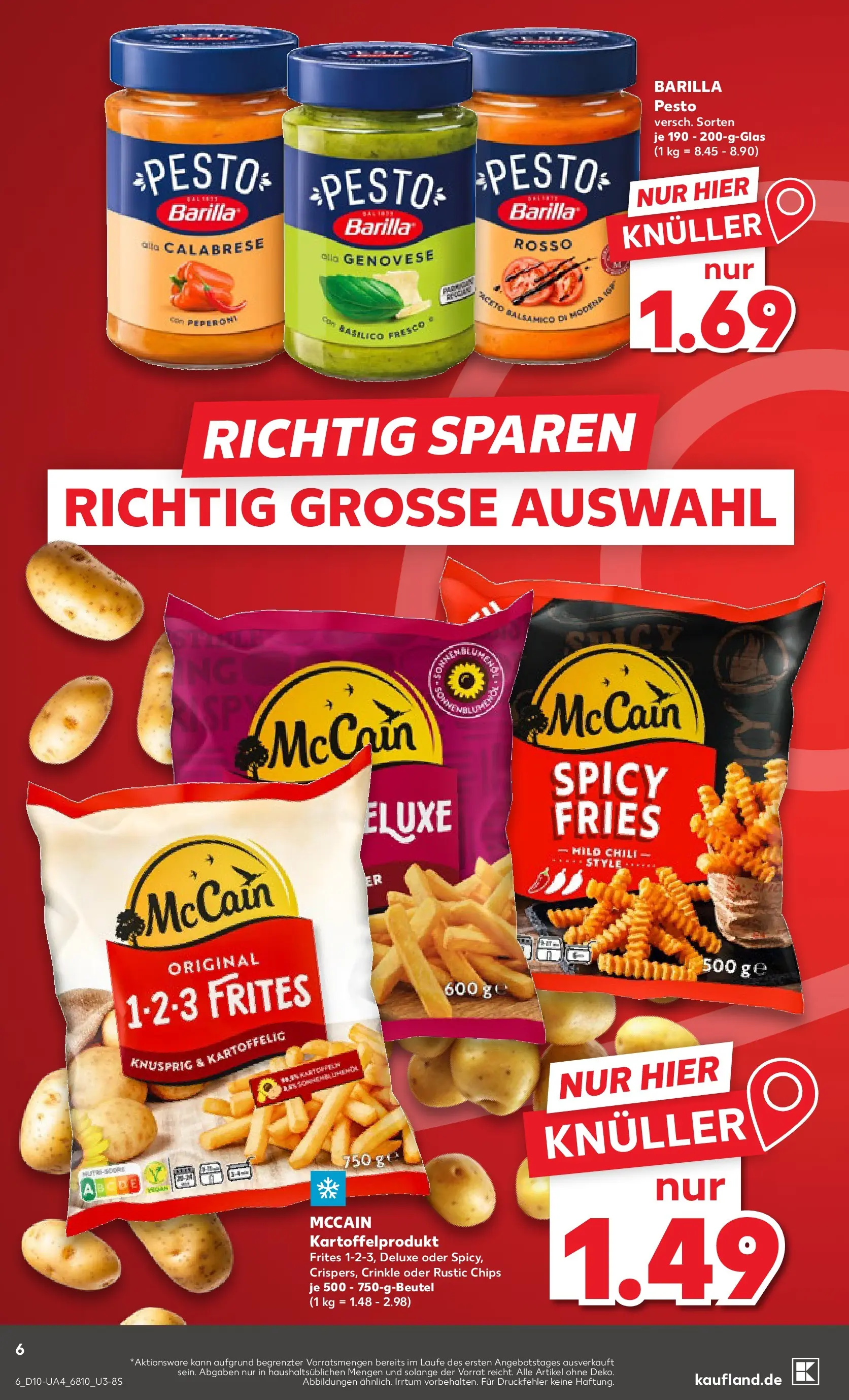 Prospekt Kaufland ab 02.03.2026 » Angebote Online zum Blättern | Seite: 18 | Produkte: Barilla, Barilla pesto, Chili, Chips