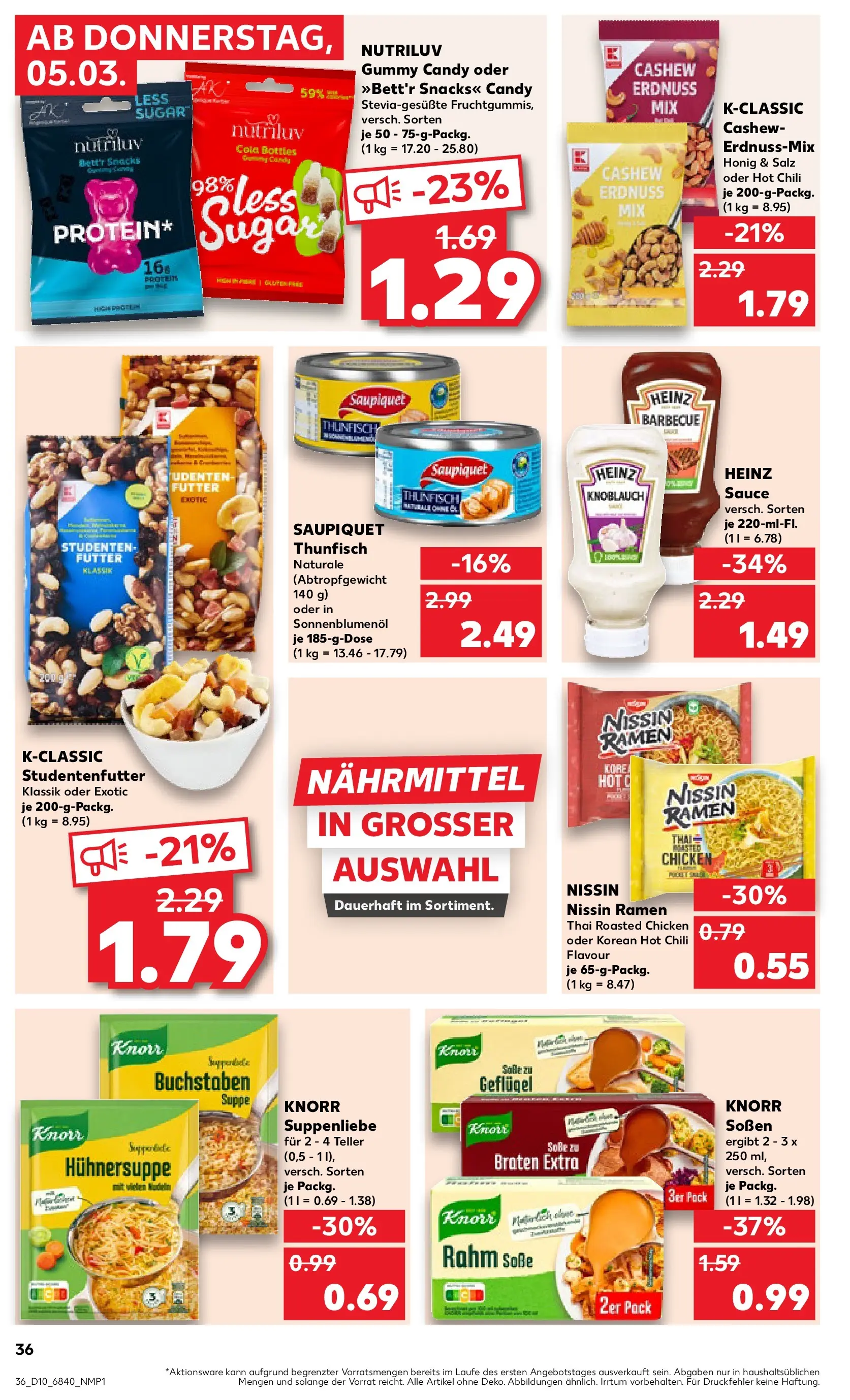 Prospekt Kaufland ab 02.03.2026 » Angebote Online zum Blättern | Seite: 48 | Produkte: Sonnenblumenol, Soße, Knoblauch, Chili