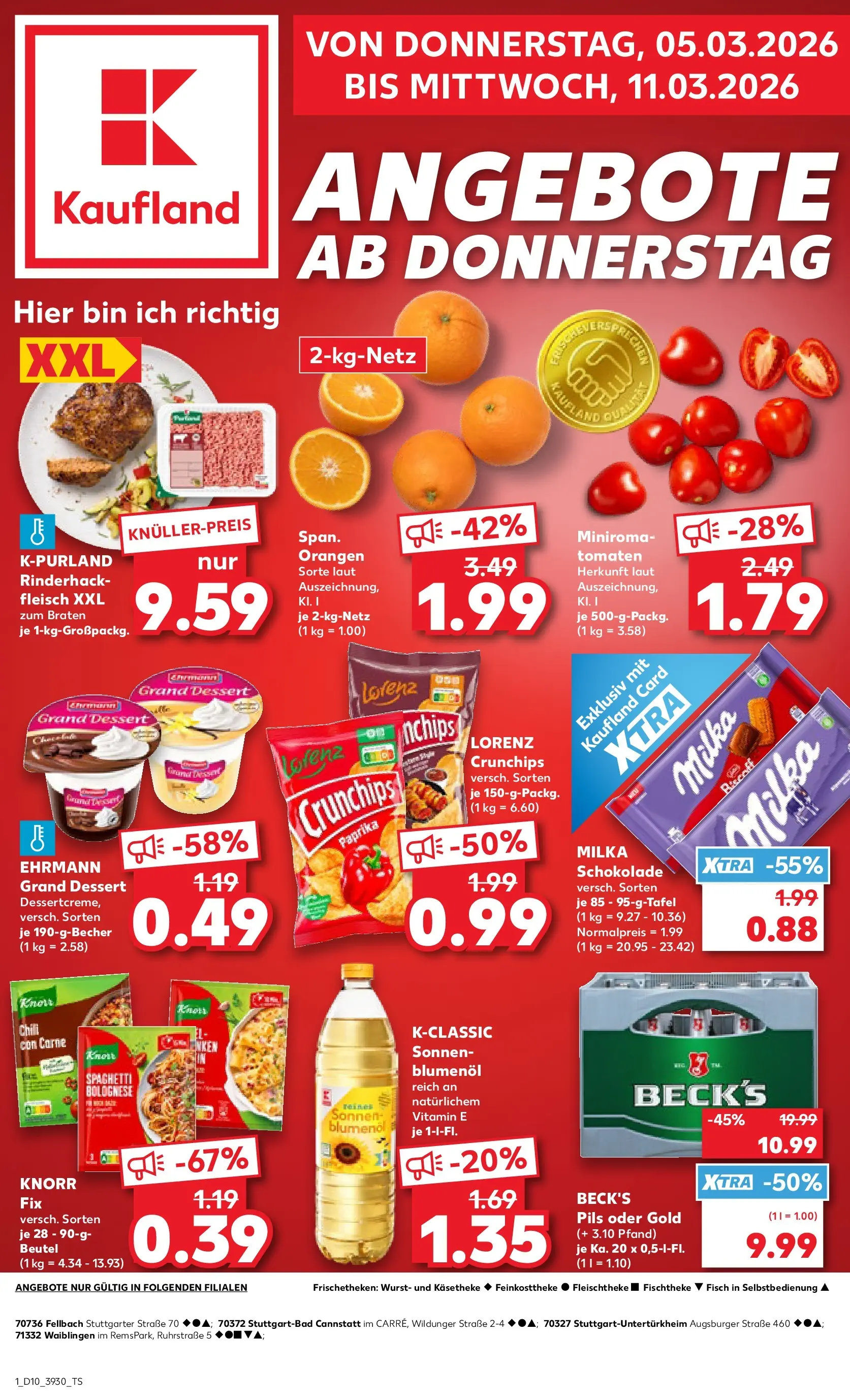 Prospekt Kaufland ab 02.03.2026 » Angebote Online zum Blättern | Seite: 13 | Produkte: Knorr fix, Milka schokolade, Milka, Lorenz crunchips