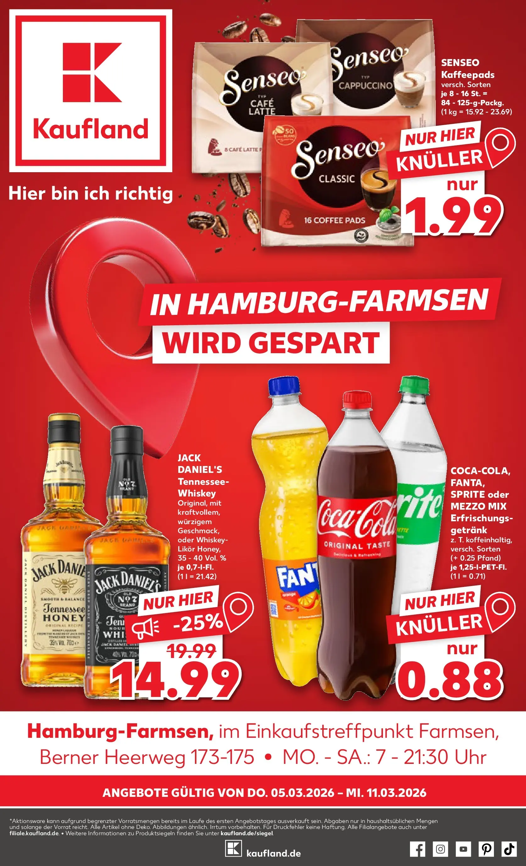Prospekt Kaufland ab 02.03.2026 » Angebote und Werbung Online | Seite: 13 | Produkte: Sprite, Likör, Jack Daniel's, Uhr Prospekt Kaufland ab 02.03.2026 » Angebote Online zum Blättern | Seite: 13 | Produkte: Sprite, Likör, Jack Daniel's, Uhr
