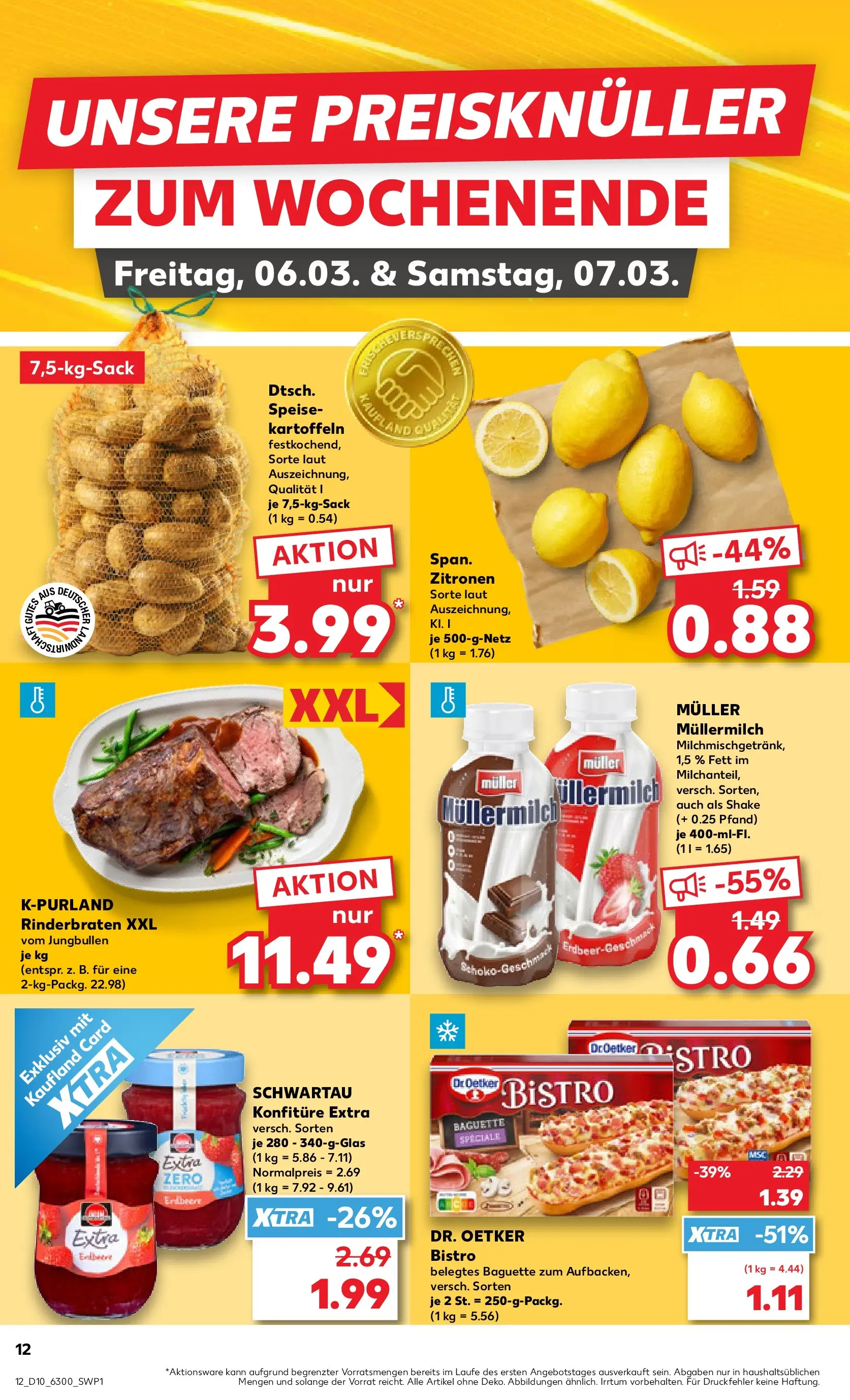 Prospekt Kaufland ab 02.03.2026 » Angebote und Werbung Online | Seite: 24 | Produkte: Kartoffeln, Müllermilch, Muller mullermilch, Zitronen Prospekt Kaufland ab 02.03.2026 » Angebote Online zum Blättern | Seite: 24 | Produkte: Kartoffeln, Müllermilch, Muller mullermilch, Zitronen