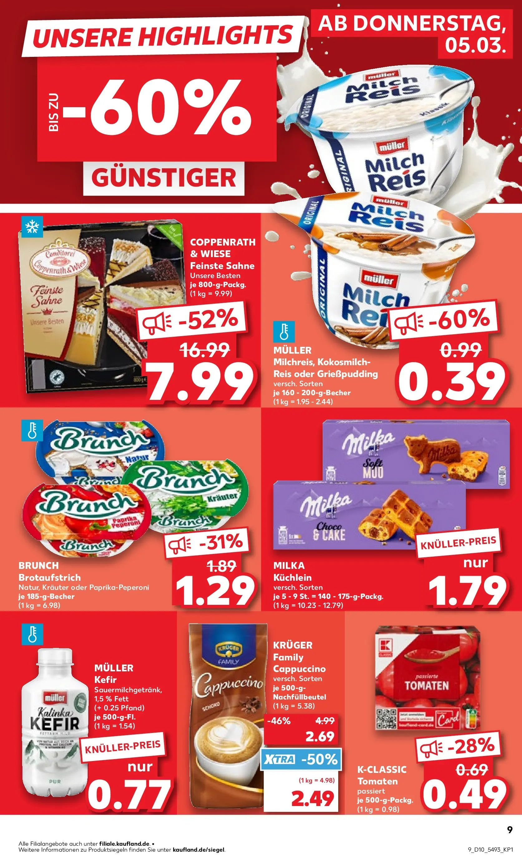 Prospekt Kaufland ab 02.03.2026 » Angebote und Werbung Online | Seite: 25 | Produkte: Milch, Tomaten, Milka, Reis Prospekt Kaufland ab 02.03.2026 » Angebote Online zum Blättern | Seite: 25 | Produkte: Milch, Tomaten, Milka, Reis
