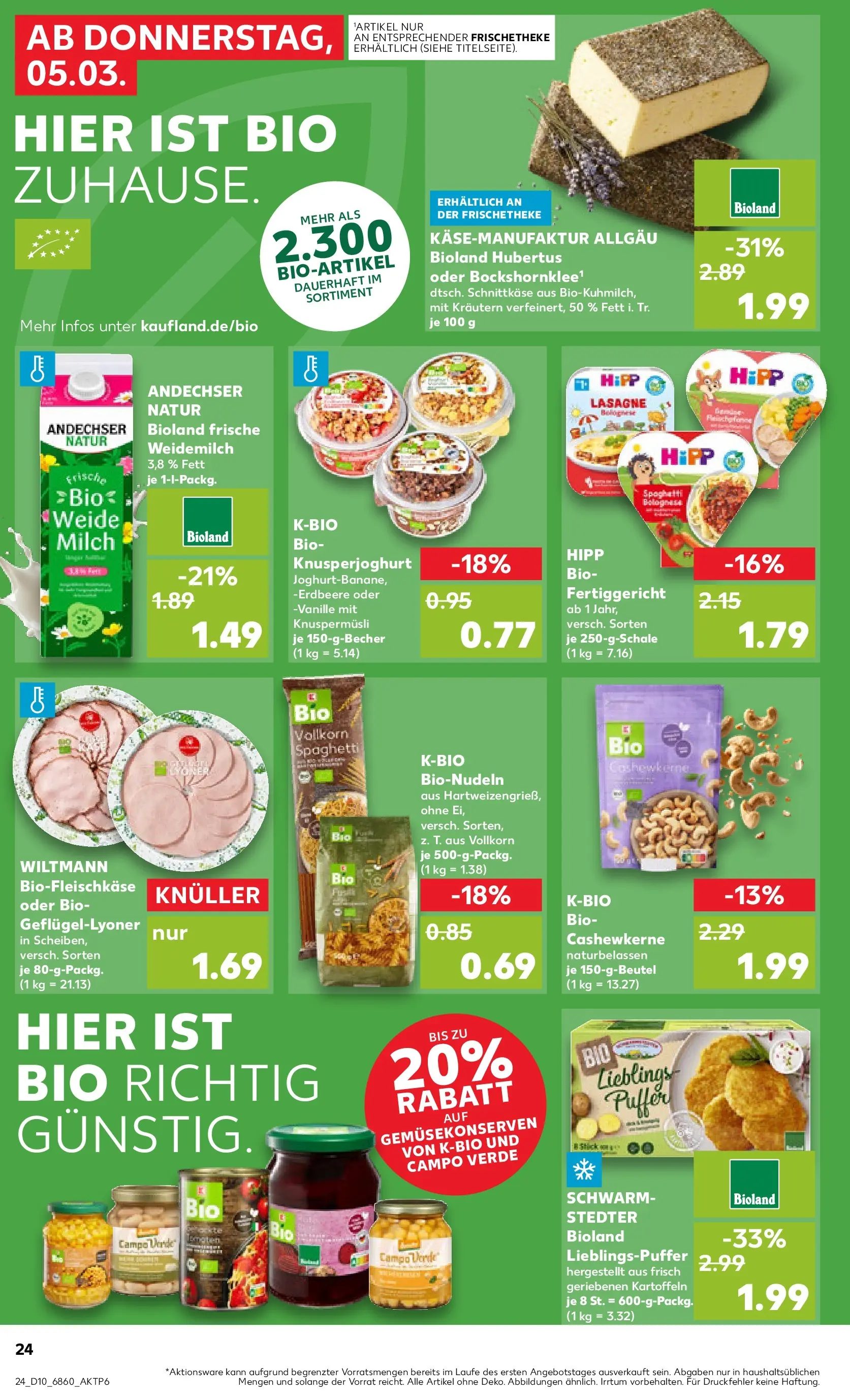 Prospekt Kaufland ab 02.03.2026 » Angebote und Werbung Online | Seite: 36 | Produkte: Milch, Kartoffeln, Pasta Prospekt Kaufland ab 02.03.2026 » Angebote Online zum Blättern | Seite: 36 | Produkte: Milch, Kartoffeln, Pasta
