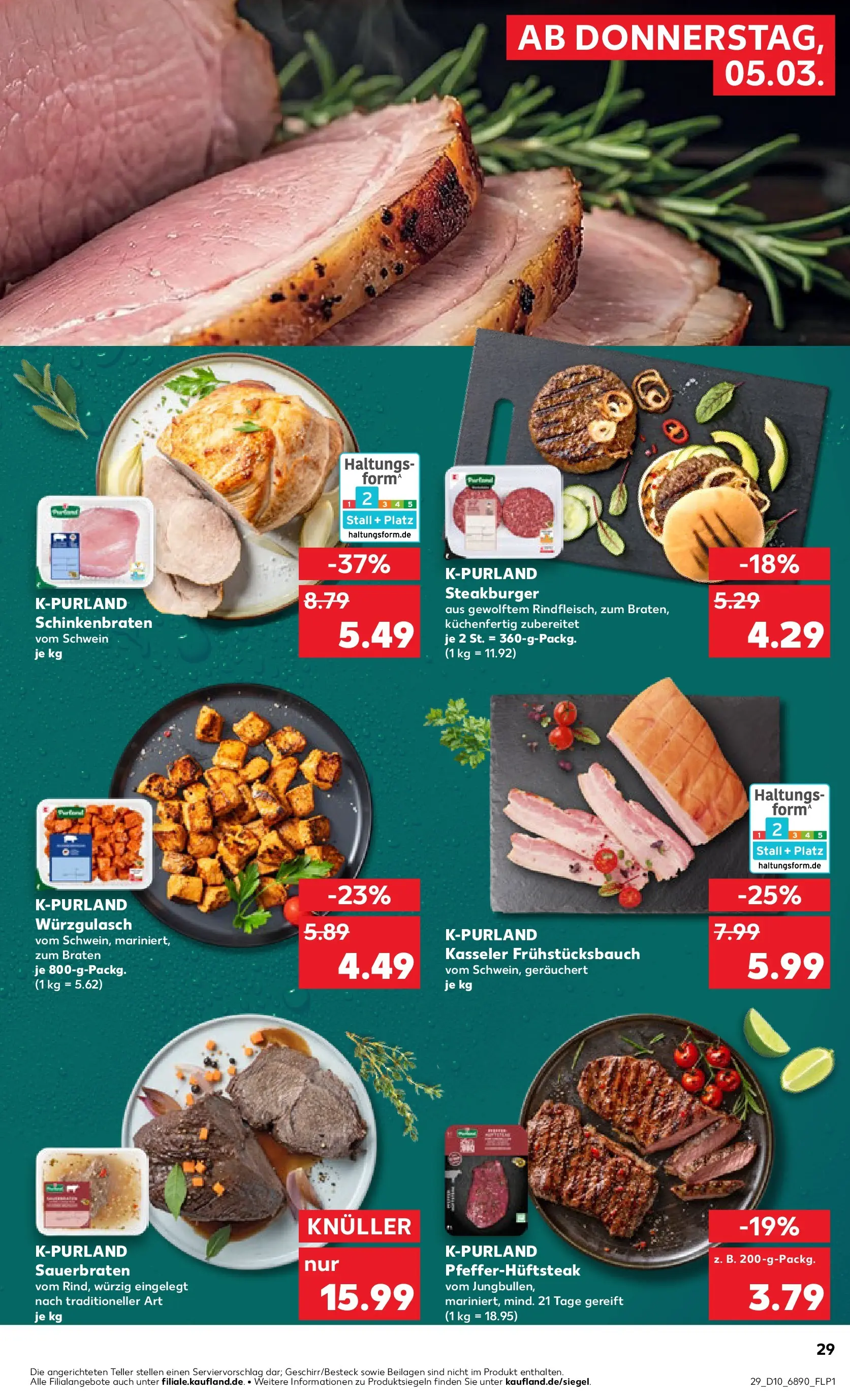 Prospekt Kaufland ab 02.03.2026 » Angebote Online zum Blättern | Seite: 41 | Produkte: Burger, Steak