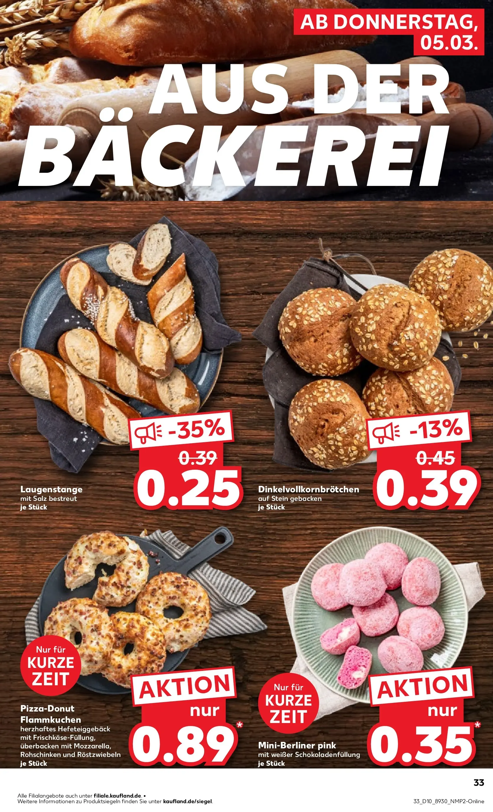 Prospekt Kaufland ab 02.03.2026 » Angebote Online zum Blättern | Seite: 49 | Produkte: Bäckerei, Salz