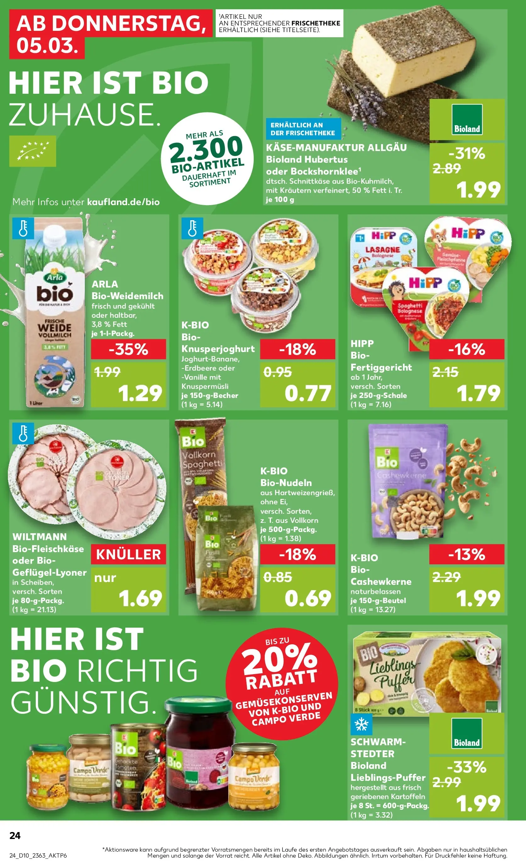 Prospekt Kaufland ab 02.03.2026 » Angebote und Werbung Online | Seite: 40 | Produkte: Kartoffeln, Pasta Prospekt Kaufland ab 02.03.2026 » Angebote Online zum Blättern | Seite: 40 | Produkte: Kartoffeln, Pasta