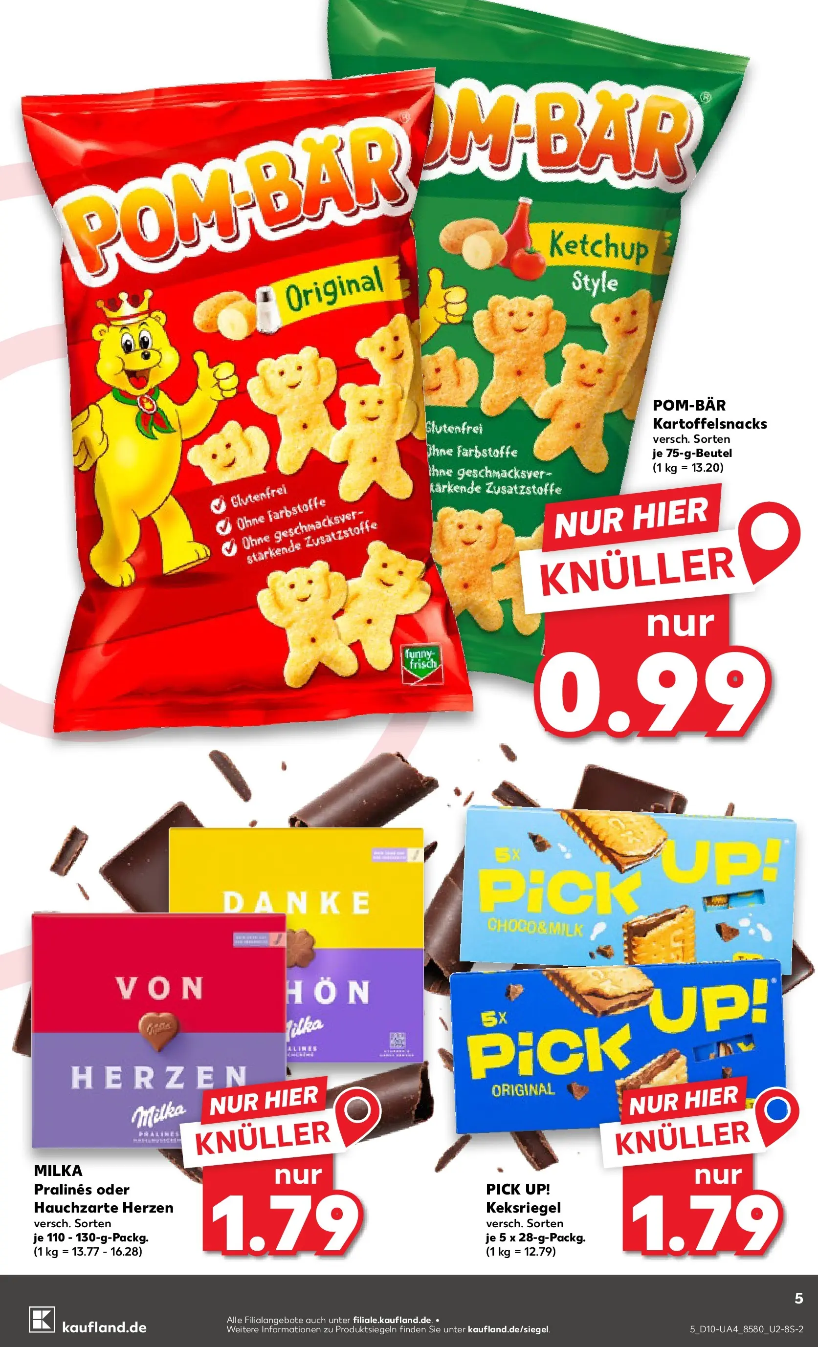 Prospekt Kaufland ab 02.03.2026 » Angebote Online zum Blättern | Seite: 17 | Produkte: Funny frisch, Milka, POM-BÄR, Ketchup