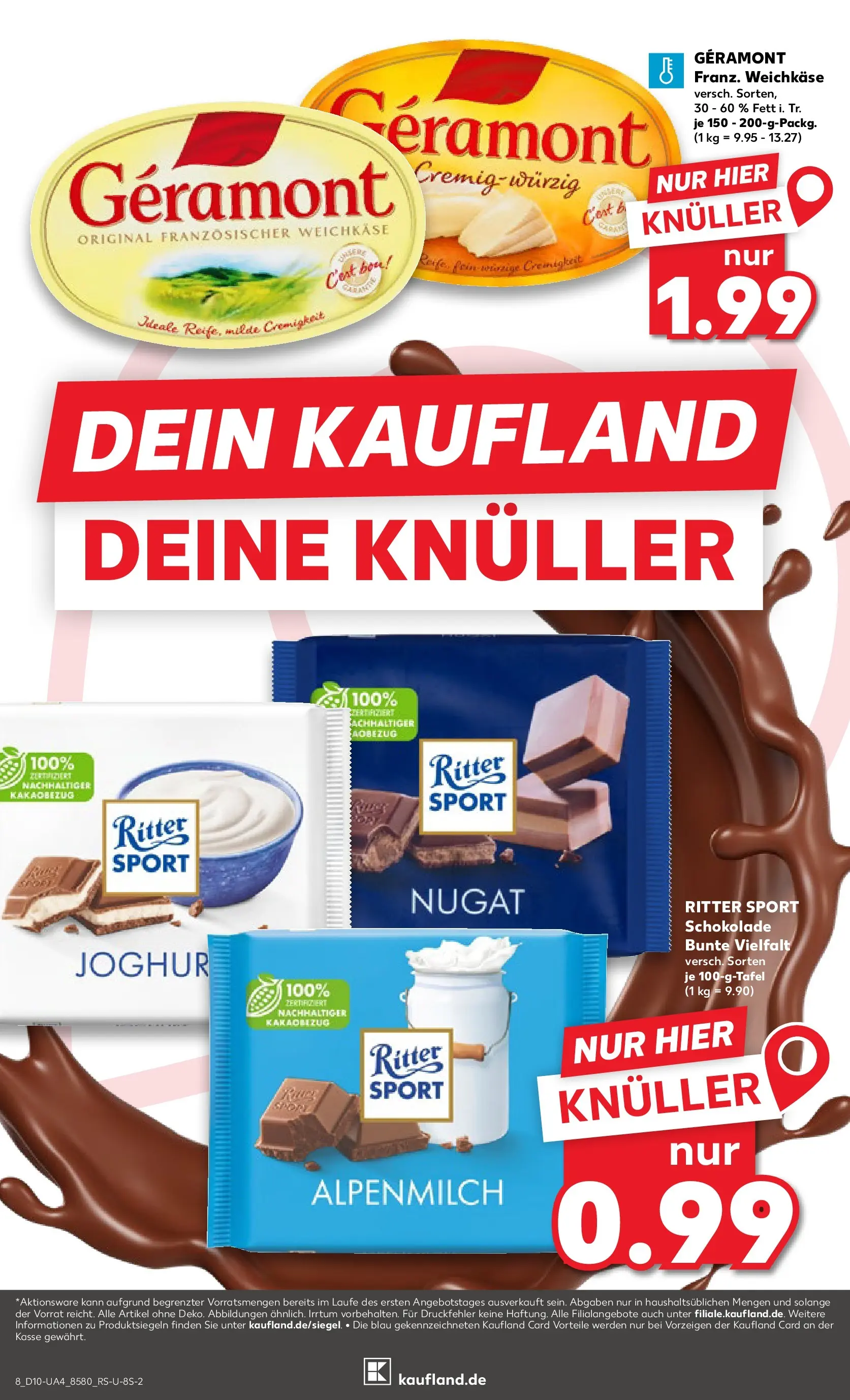 Prospekt Kaufland ab 02.03.2026 » Angebote Online zum Blättern | Seite: 20 | Produkte: Geramont, Schokolade, Ritter sport