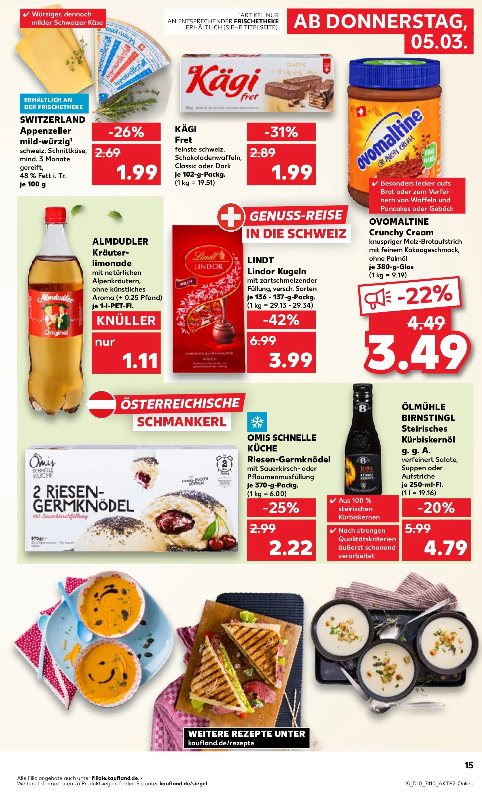 Prospekt Kaufland ab 02.03.2026 » Angebote Online zum Blättern | Seite: 27 | Produkte: Ovomaltine, Milch, Käse, Brot