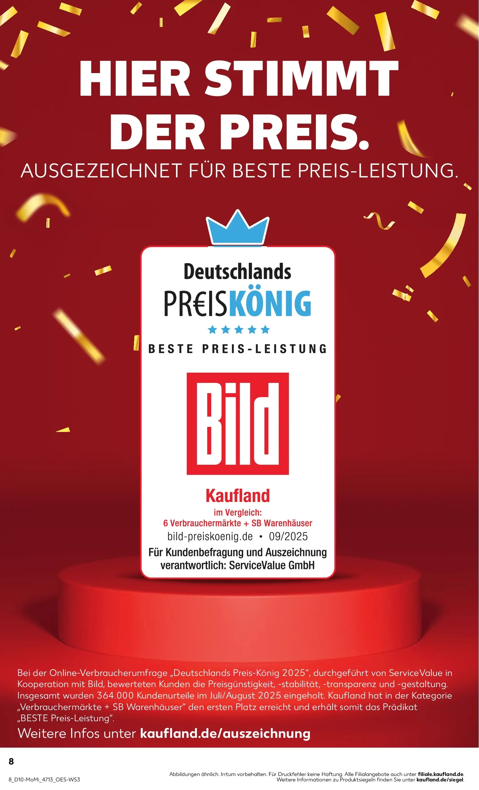 Prospekt Kaufland ab 01.03.2026 » Angebote und Werbung Online | Seite: 8 Prospekt Kaufland ab 01.03.2026 » Angebote Online zum Blättern | Seite: 8