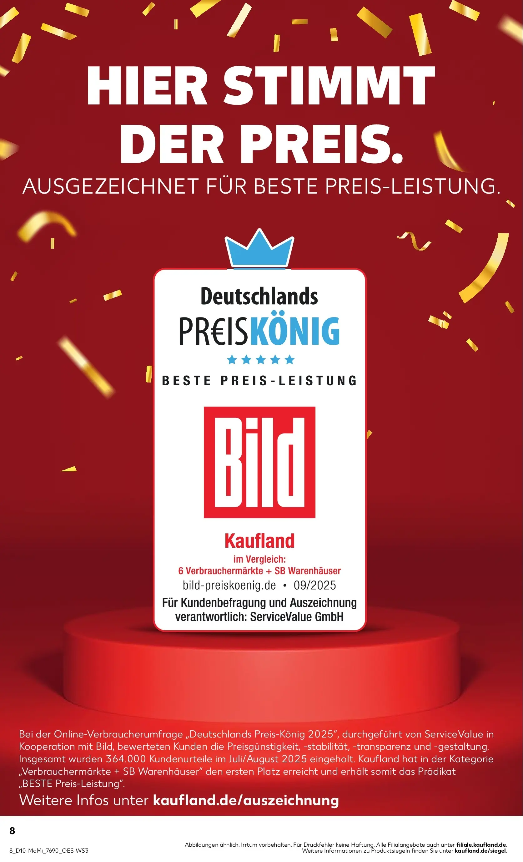 Prospekt Kaufland ab 02.03.2026 » Angebote und Werbung Online | Seite: 8 Prospekt Kaufland ab 02.03.2026 » Angebote Online zum Blättern | Seite: 8