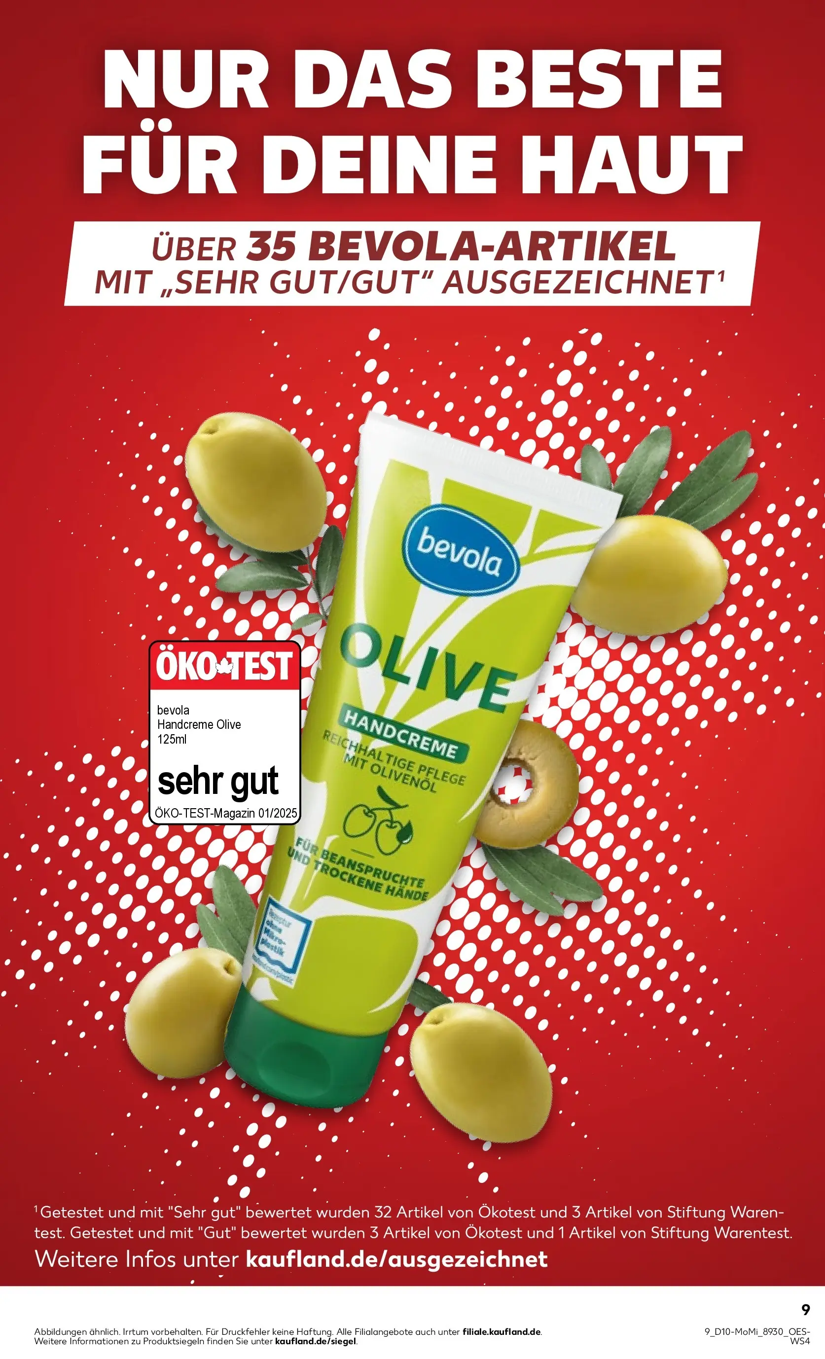 Prospekt Kaufland ab 02.03.2026 » Angebote Online zum Blättern | Seite: 9 | Produkte: Olivenol, Handcreme