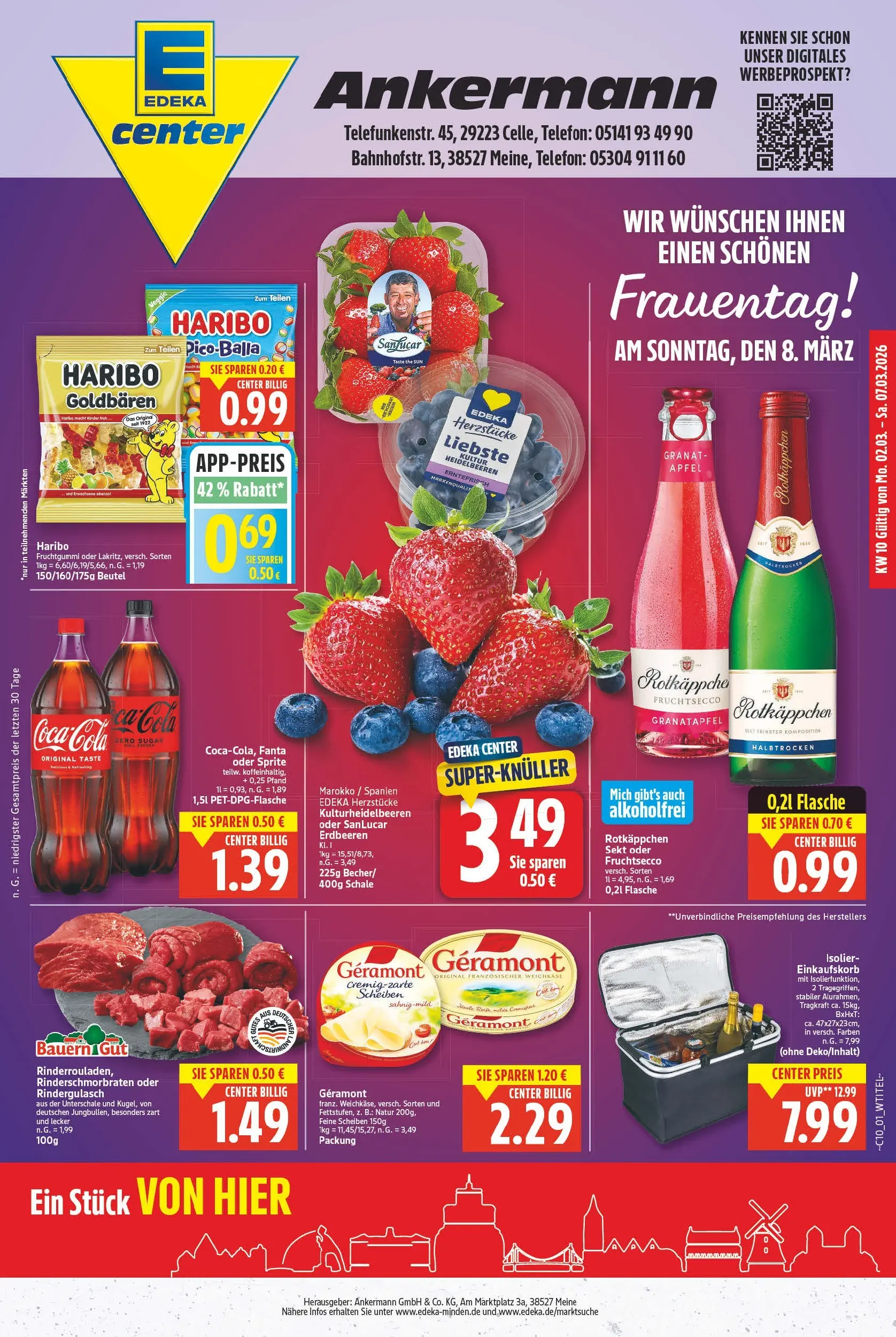 E center Prospekt Celle (ab 02.03.2026) » Angebote Online | Seite: 1 | Produkte: Rotkappchen sekt, Granatapfel, Fruchtsecco, Erdbeeren