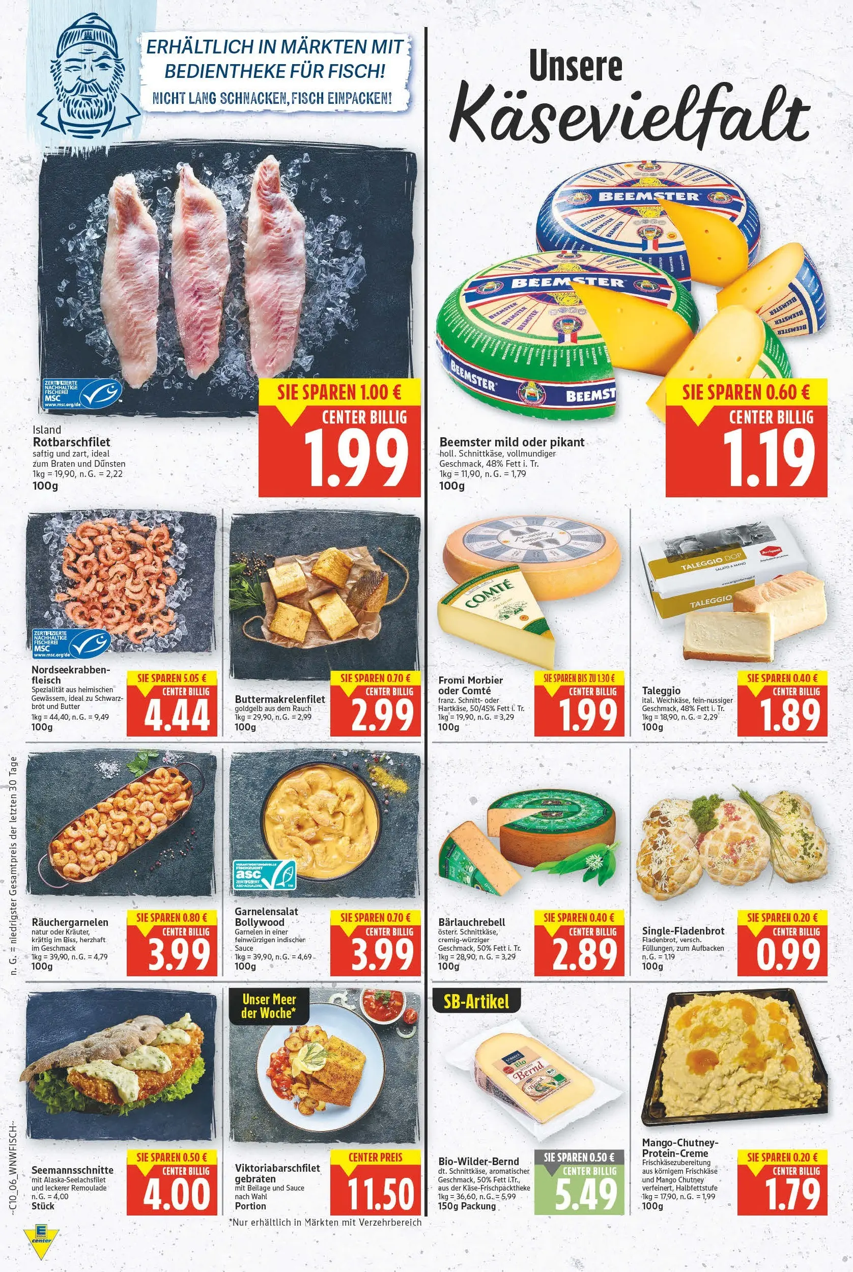 E center Prospekt Celle (ab 02.03.2026) » Angebote Online | Seite: 6 | Produkte: Fisch, Mango, Brot, Fleisch
