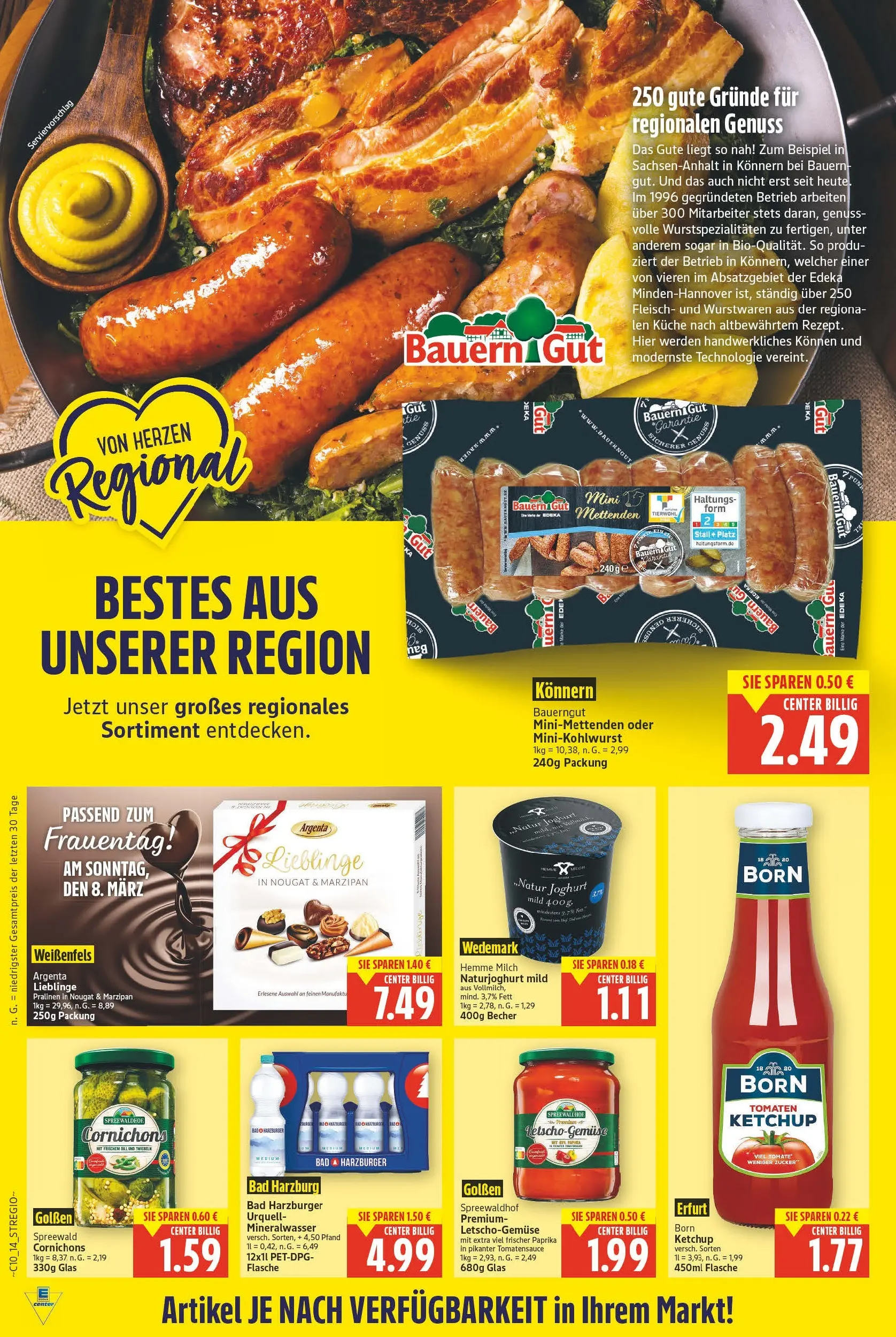 E center Prospekt Magdeburg	 (ab 02.03.2026) » Angebote Online | Seite: 14 | Produkte: Milch, Küche, Bauerngut, Ketchup