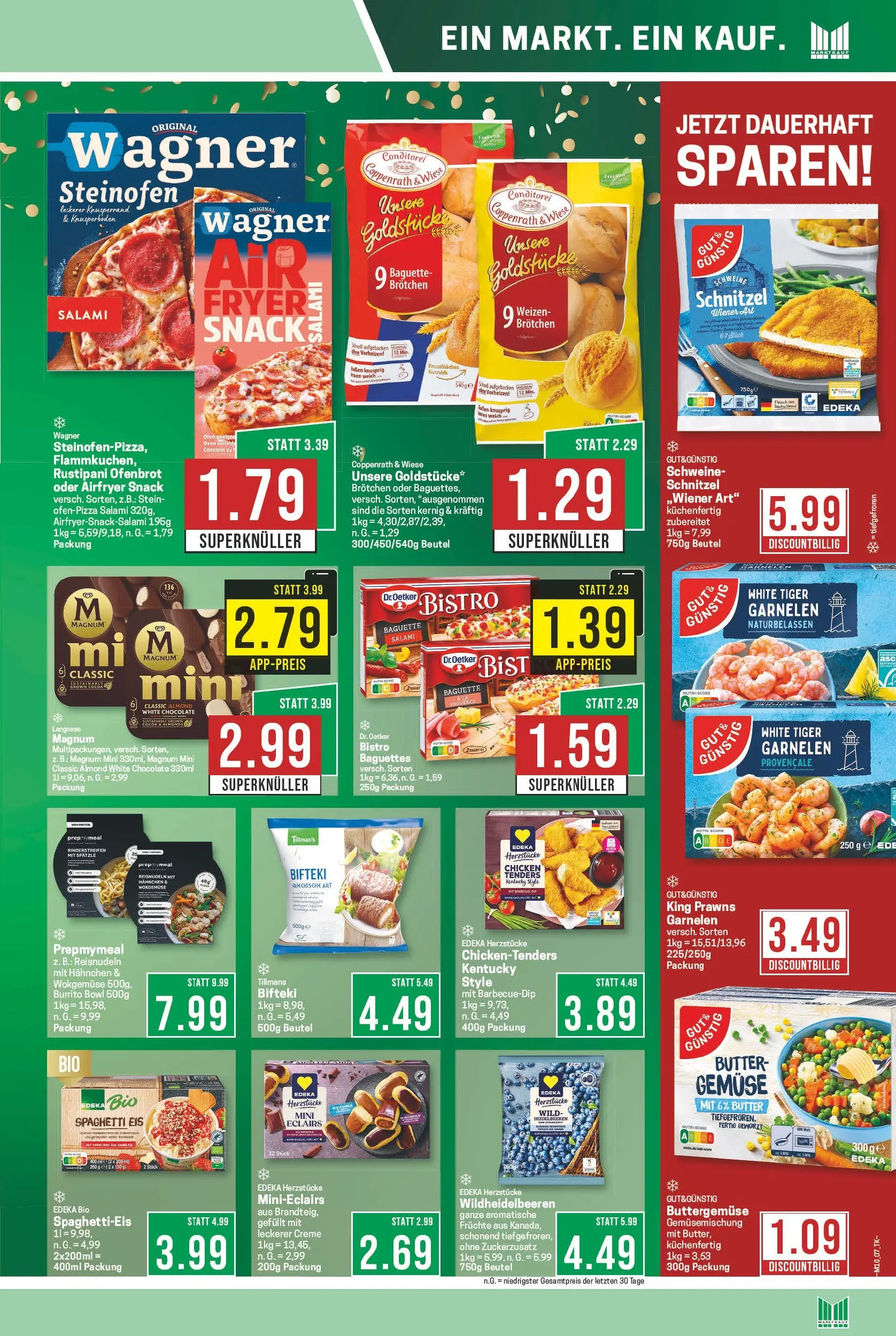 Marktkauf Prospekt Bad Salzuflen (ab 02.03.2026) » Angebote online | Seite: 7 | Produkte: Butter, Garnelen, Schnitzel, Eis