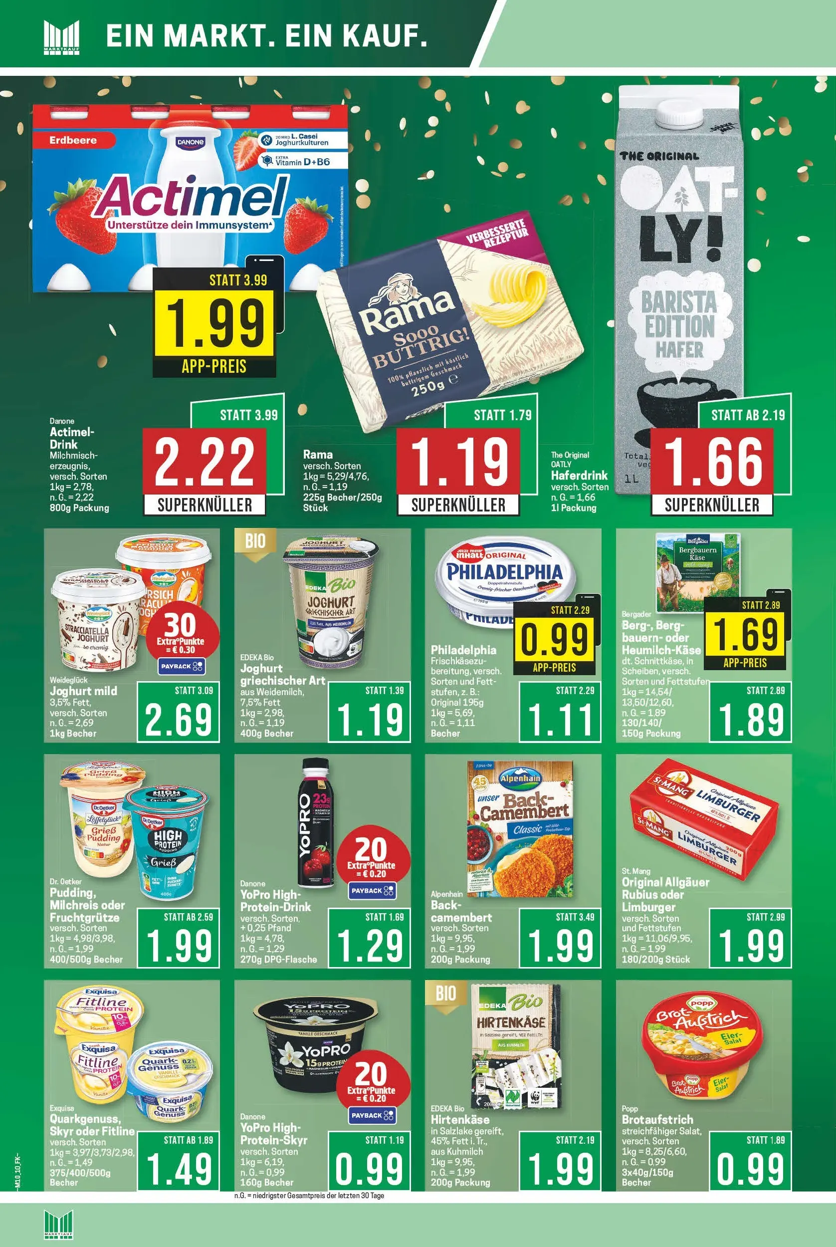 Marktkauf Prospekt Bad Salzuflen (ab 02.03.2026) » Angebote online | Seite: 10 | Produkte: Rama, Skyr, Haferdrink, Oatly