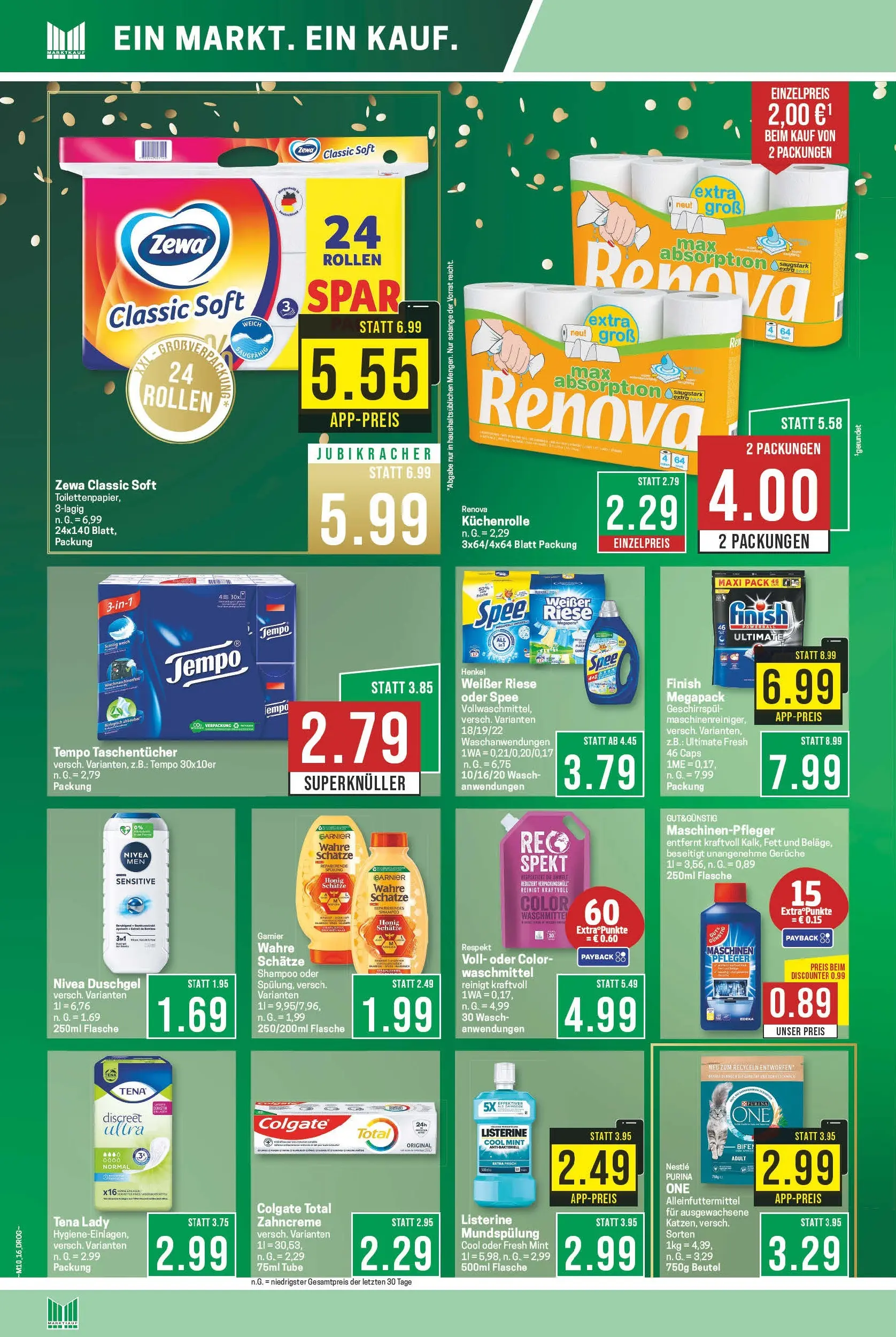 Marktkauf Prospekt Bad Salzuflen (ab 02.03.2026) » Angebote online | Seite: 18 | Produkte: Zewa, Finish, Listerine, Küchenrolle