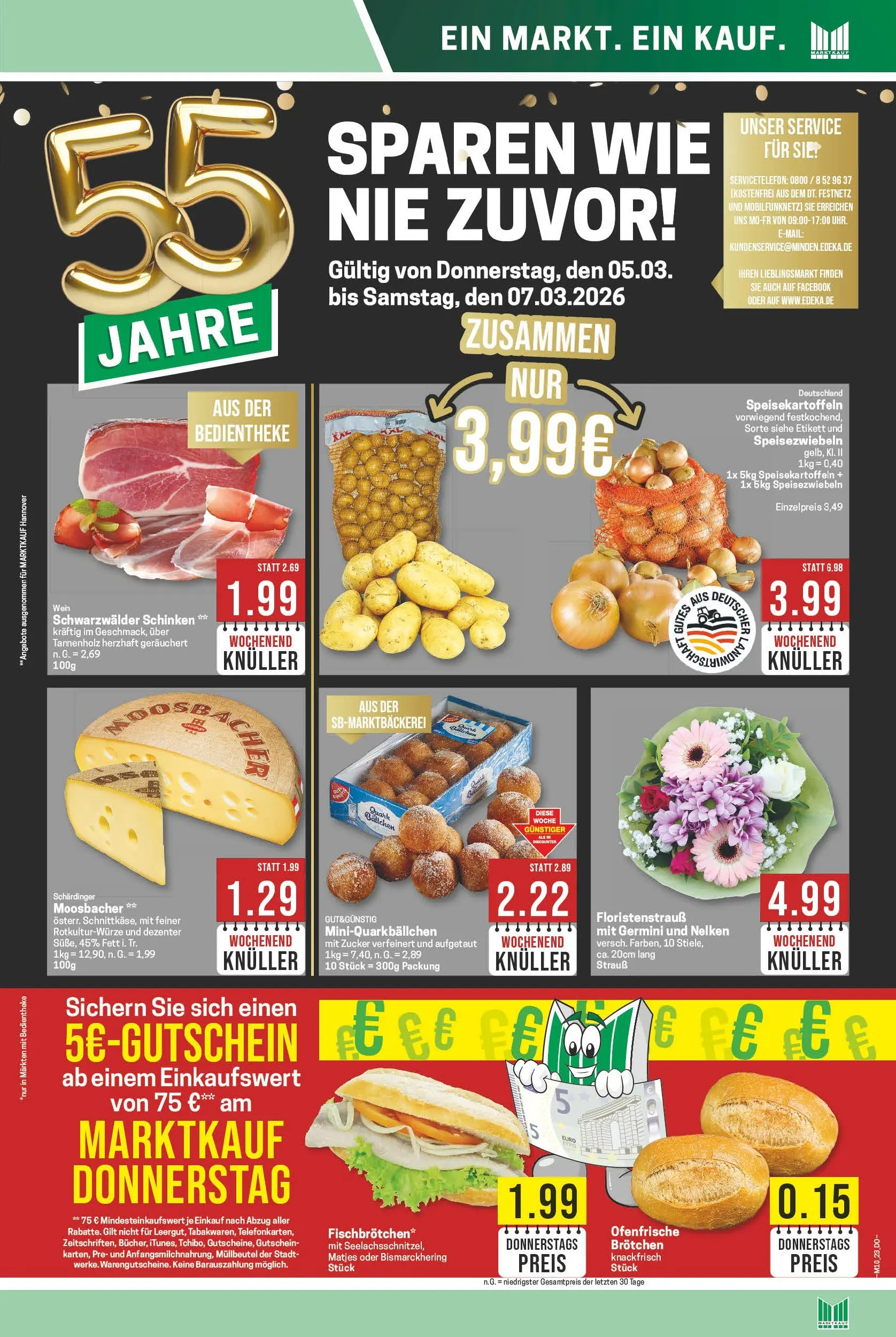 Marktkauf Prospekt Bad Salzuflen (ab 02.03.2026) » Angebote online | Seite: 25 | Produkte: Ofenfrische, Zucker, Schinken, Wein