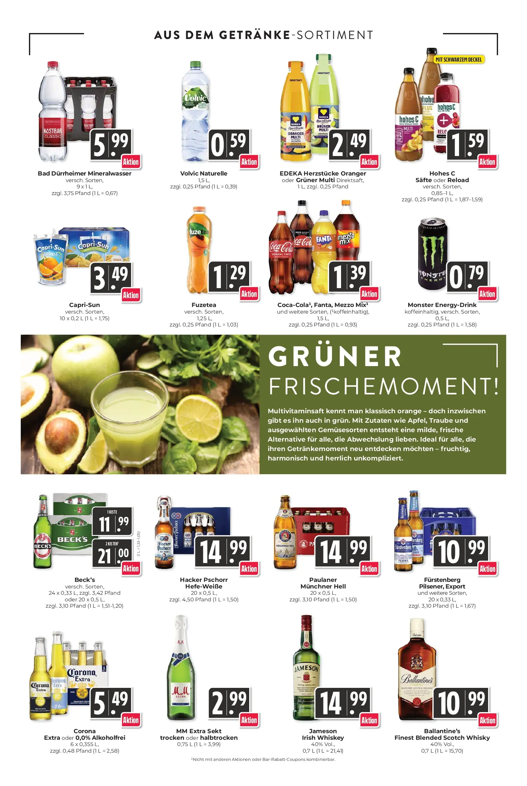 Angebote - Hieber's Frischecenter: Meine Woche (ab 01.03.2026) zum Blättern | Seite: 13 | Produkte: Whisky, Fanta, Bad, Jameson