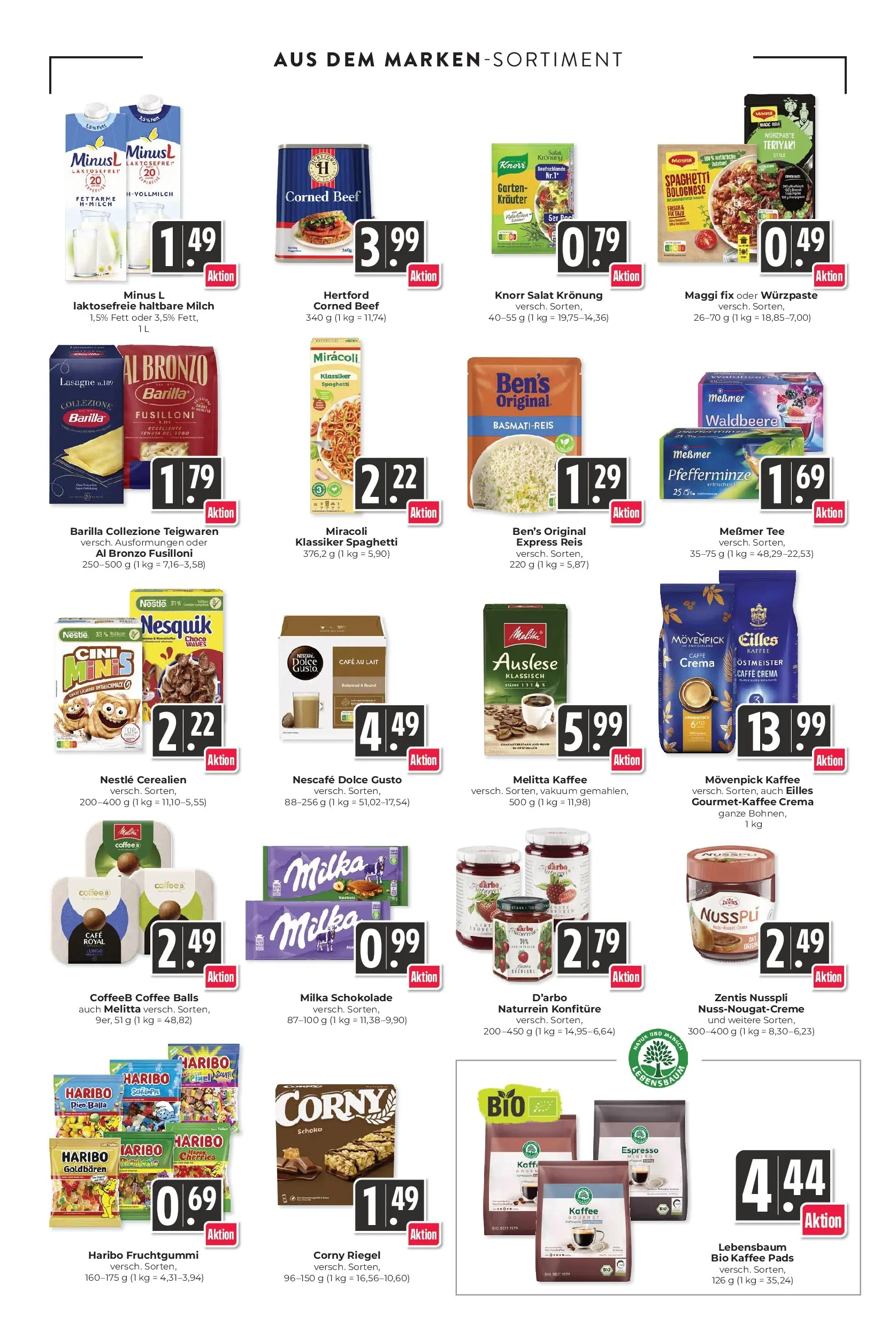 Angebote - Hieber's Frischecenter: Meine Woche (ab 01.03.2026) zum Blättern | Seite: 14 | Produkte: Corny riegel, Schokolade, Milka schokolade, Milka